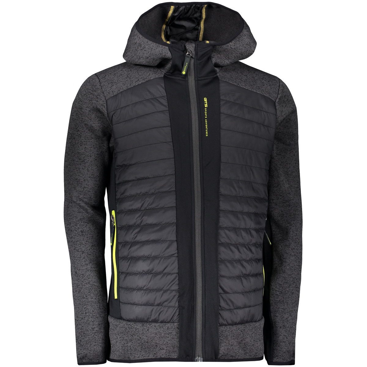 Funktionsjacke Carbon Herren Hybrid Jacke große Größen