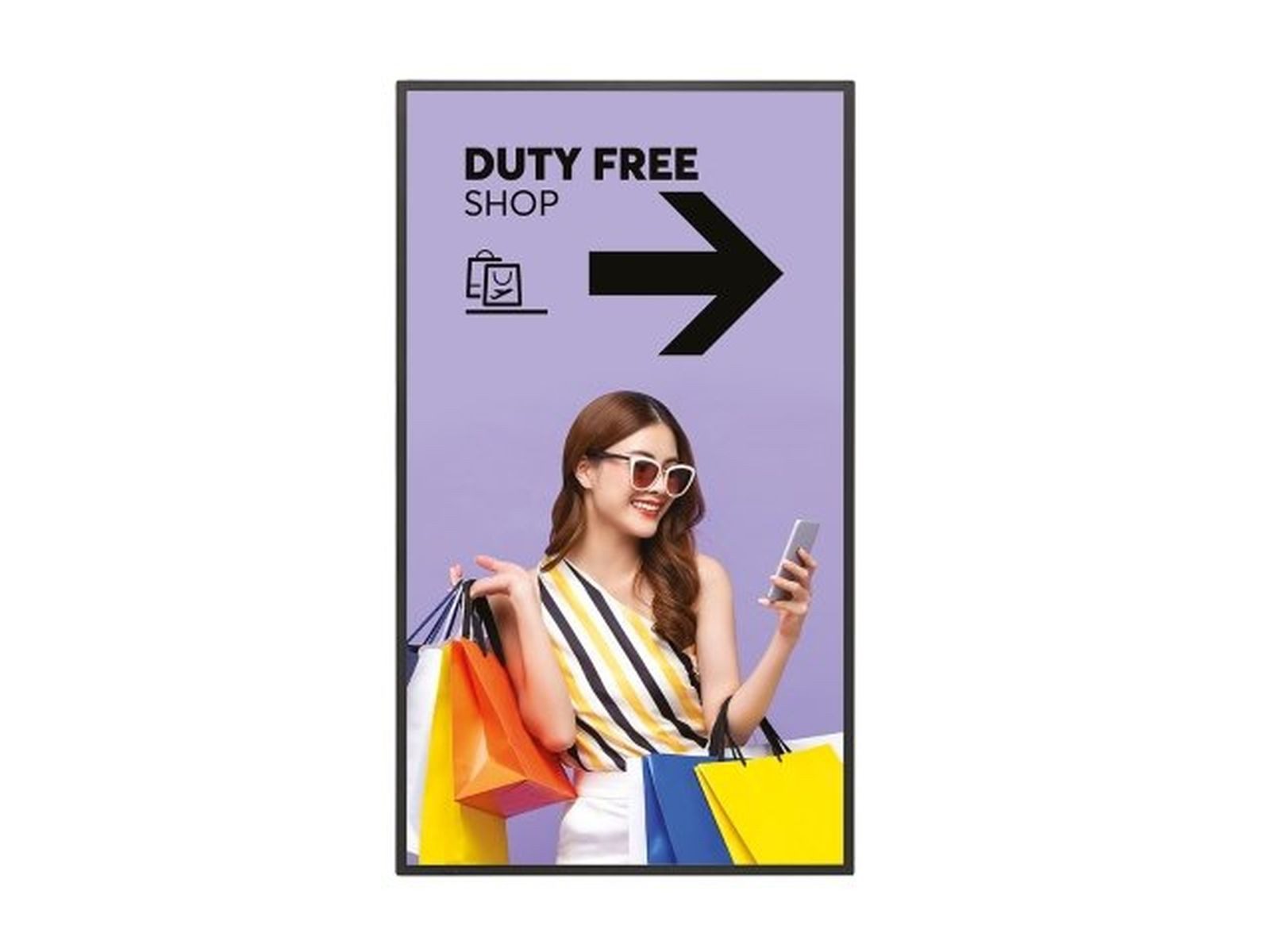 Sharp PNHS551 TFT-Monitor (3840 x 2160 px, 4K Ultra HD, 8 ms Reaktionszeit, LCD, Lautsprecher, HDCP)