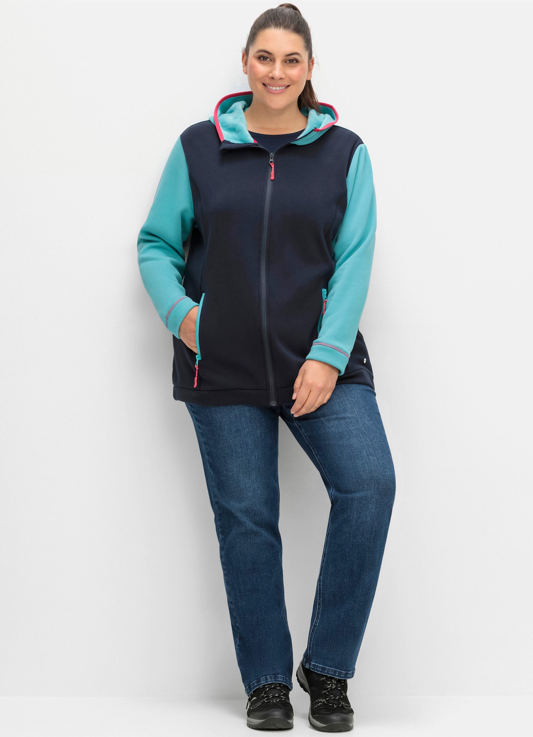 Sheego Trainingsjacke Funktionsjacke günstig online kaufen