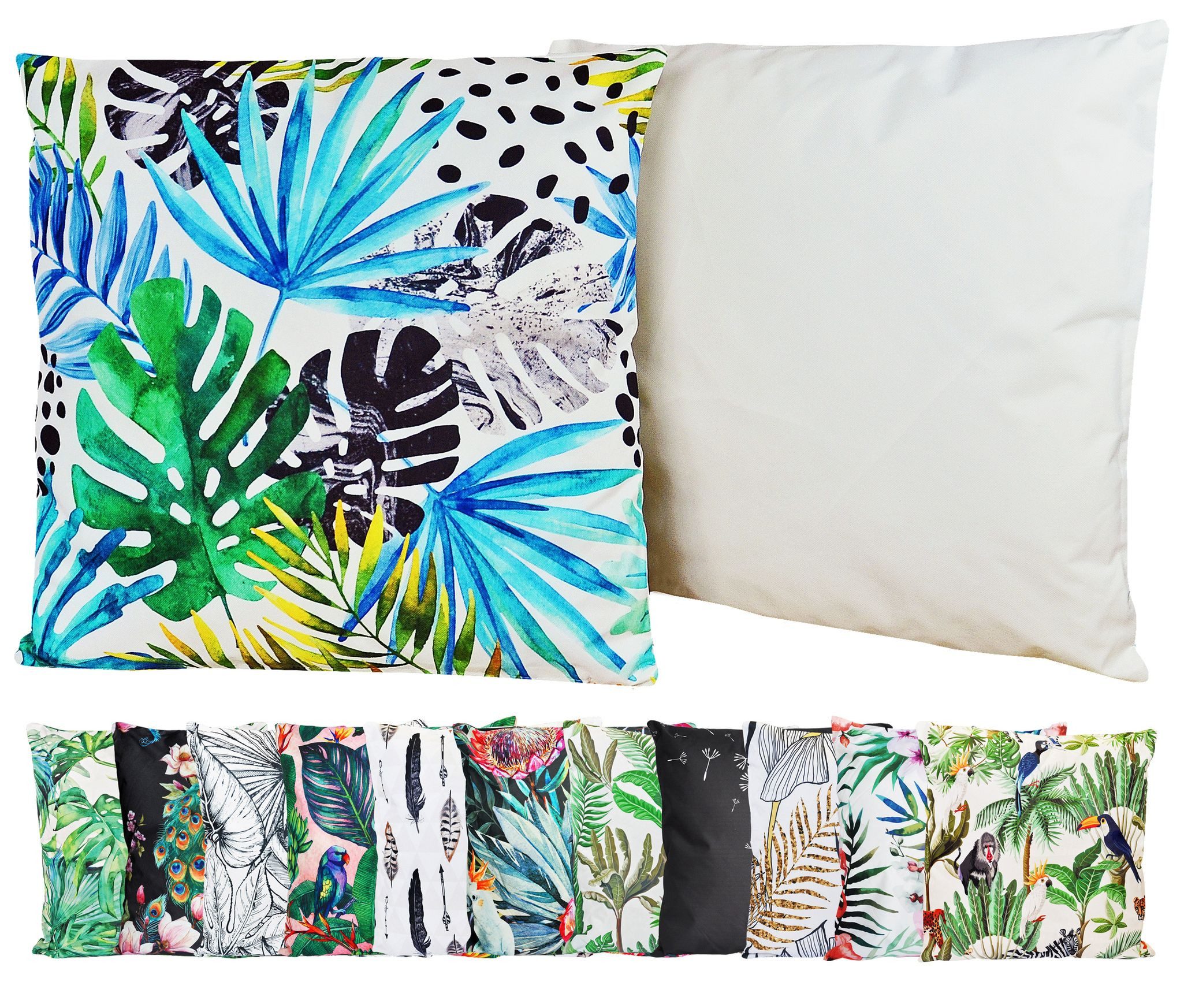 JACK Dekokissen JACK Outdoor Motiv Kissen 45x45cm Lounge Dekokissen inkl. Füllung, mit Lotus-Effekt, Robust, Strapazierfähig, für Innen & Außen geeignet