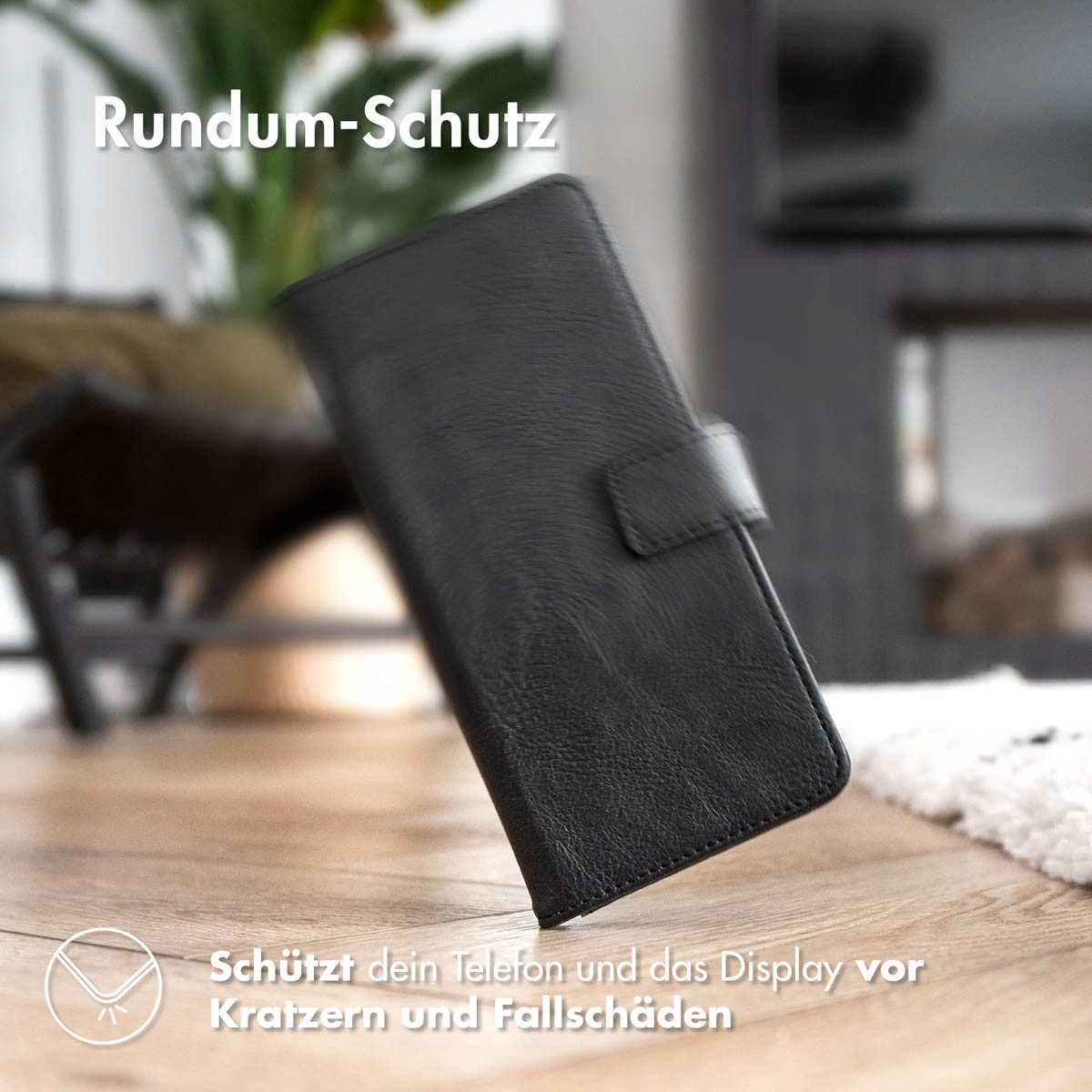 imoshion Smartphone-Mappe imoshion Luxuriöse Klapphülle Xiaomi Poco X8 Pro - Schwarz – Bild 5 von 5