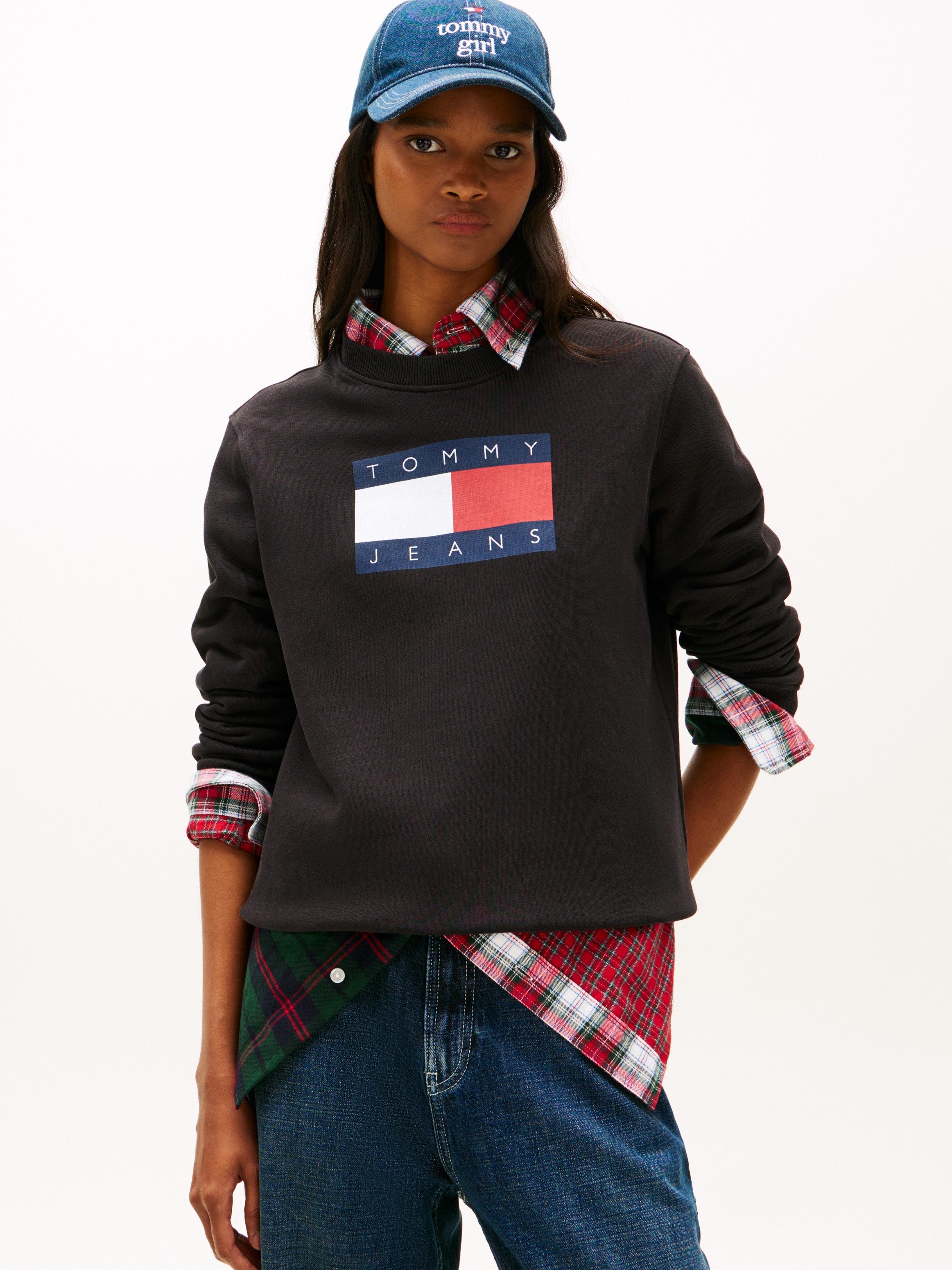Tommy Jeans Sweatshirt TJW REG TJ FLAG CREW günstig online kaufen