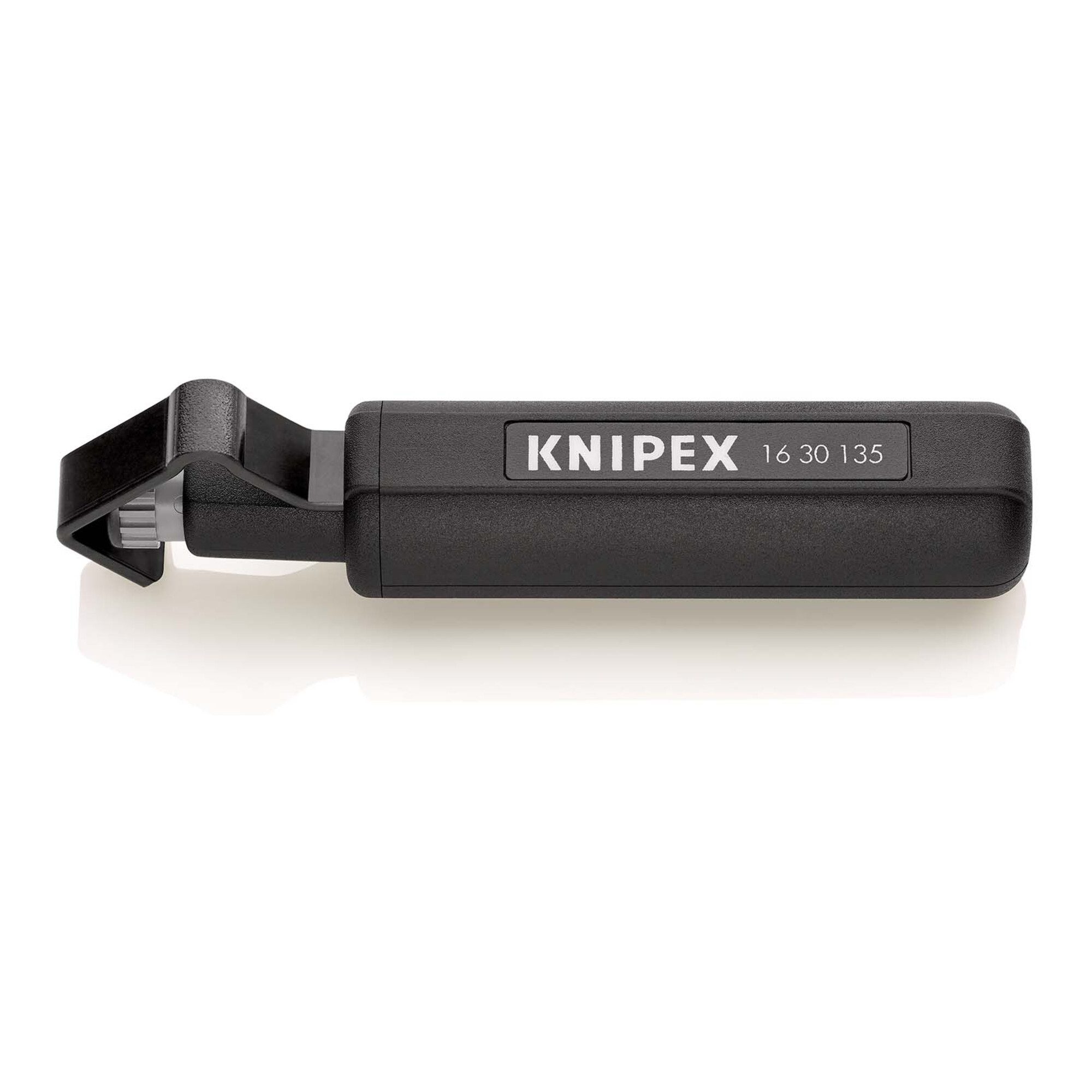 Knipex Abmantelungszange KNIPEX 16 30 135 SB Abmantelungswerkzeug für Wendelschnitt schlagfeste