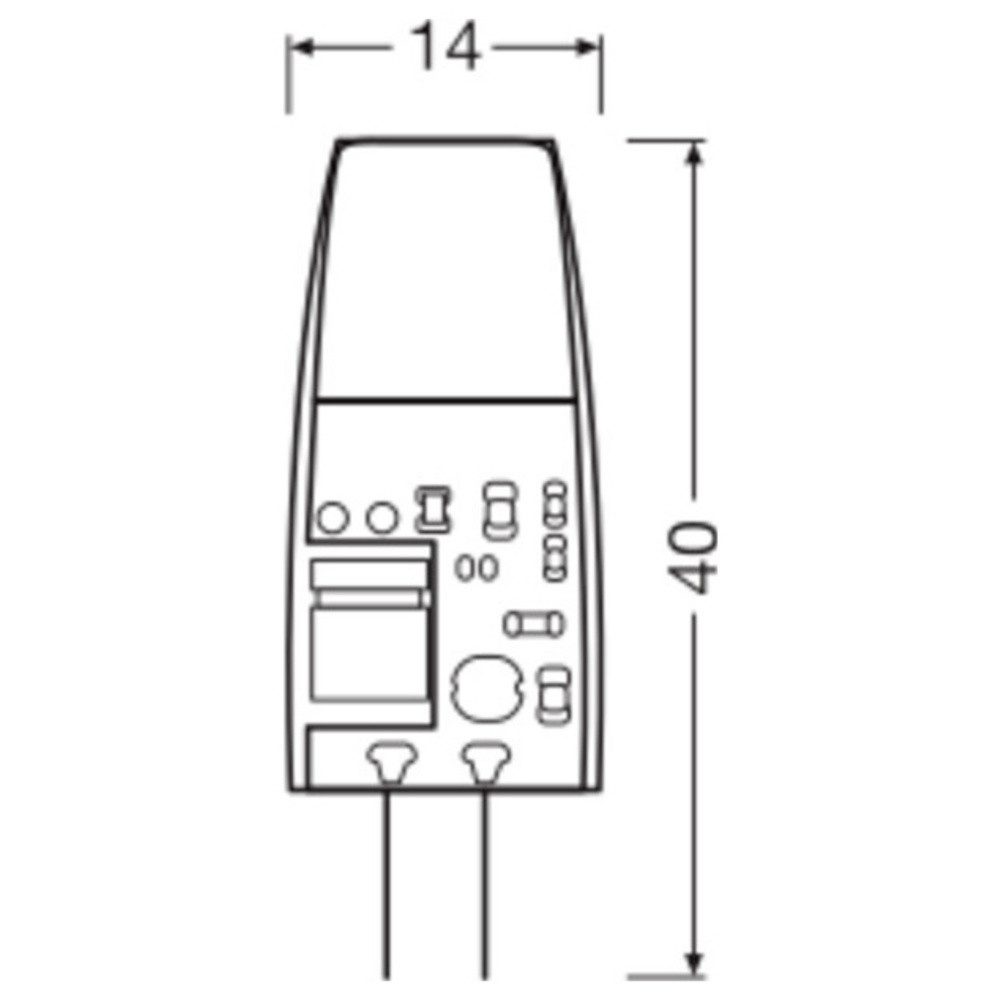 Osram LED-Leuchtmittel OSRAM 4099854762376 LED EEK F (A - G) G4 Stiftsockel 2 W Warmweiß nic
