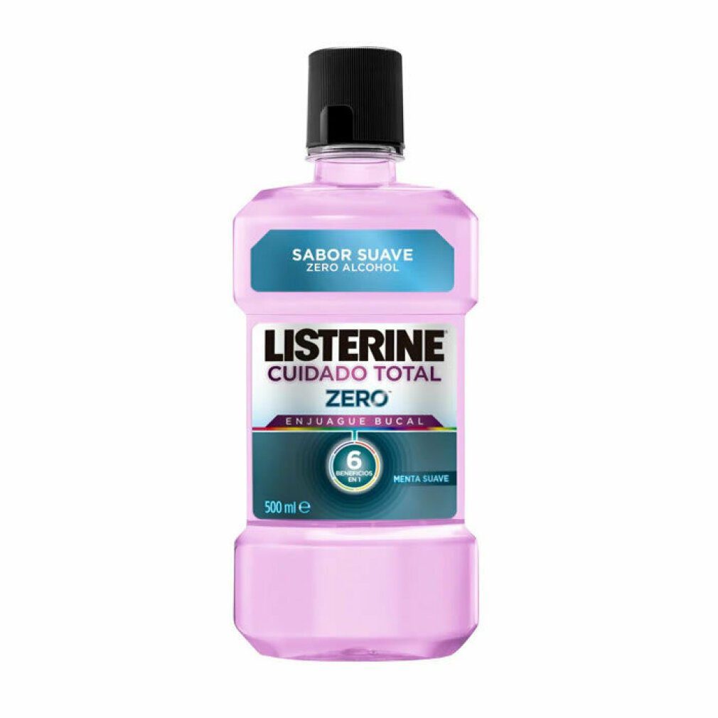 Listerine Mundspülung Totale Sorgfalt Zero Alkohol Жидкость для полоскания рта 500ml, (Packung)