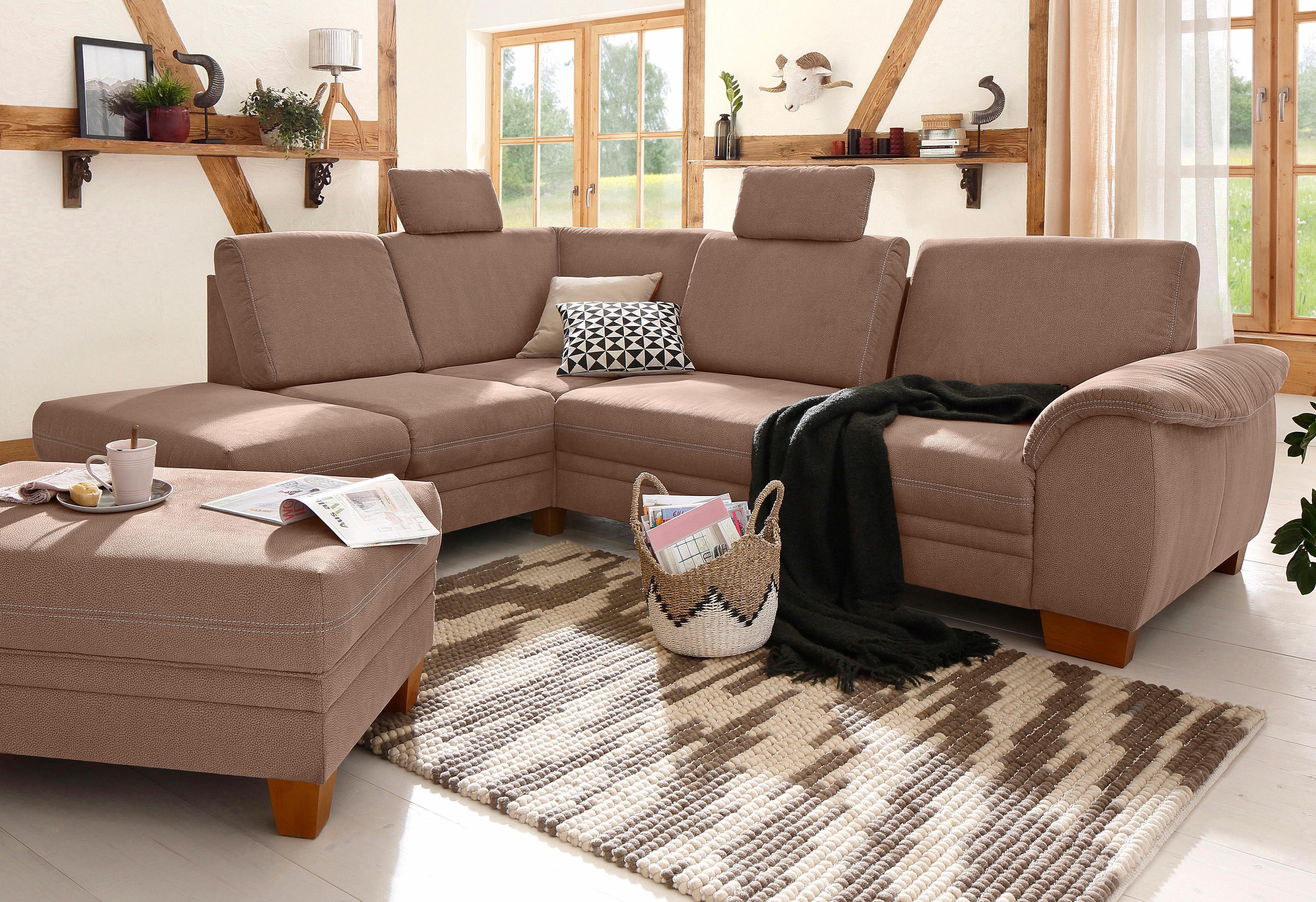 Home affaire Ecksofa Husum L-Form, mit günstig online kaufen