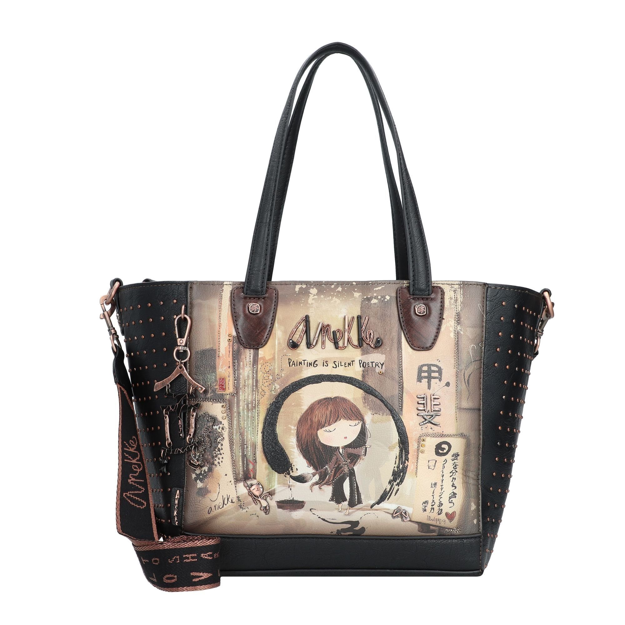 Schultertasche Shoen Black