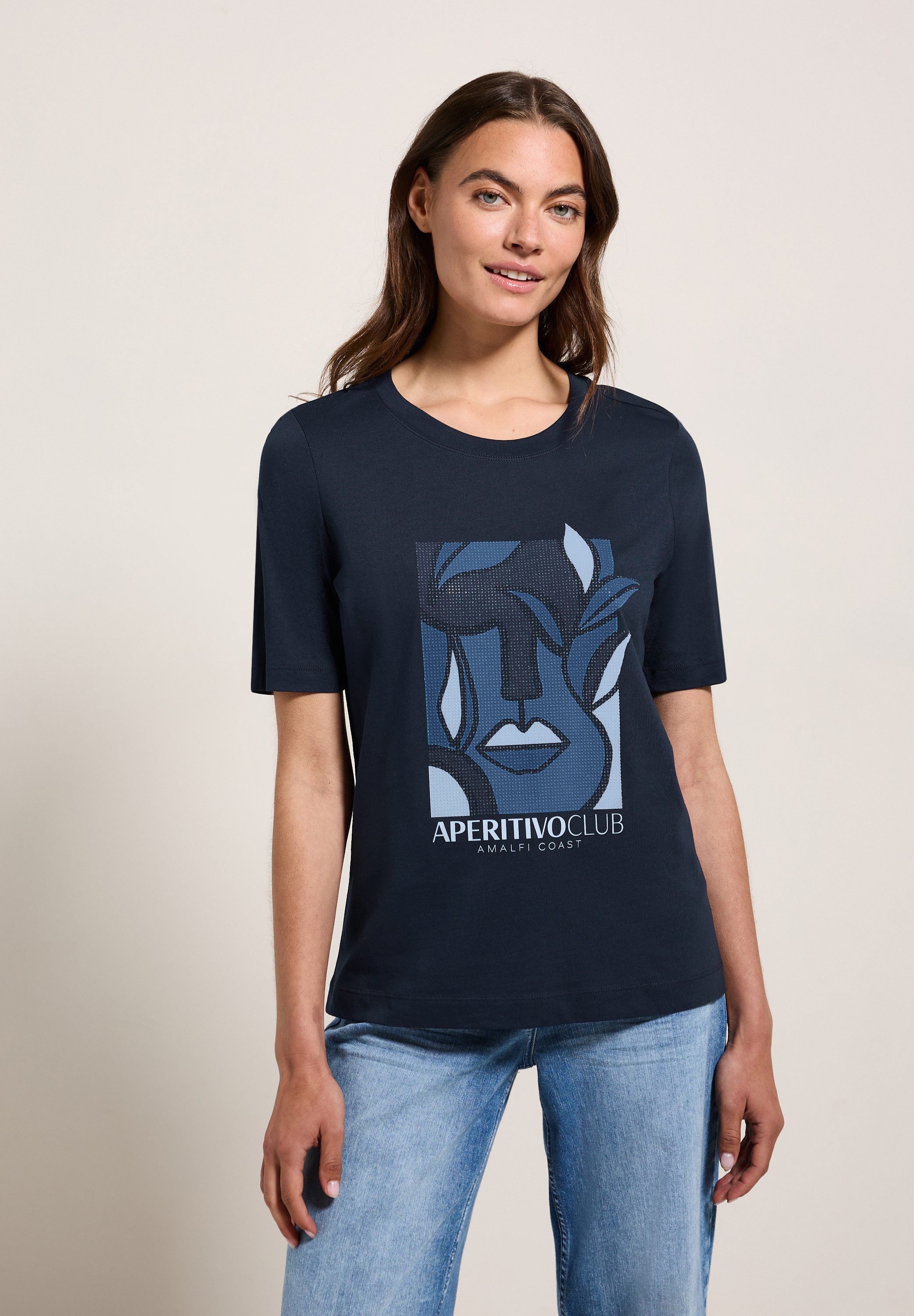 Cecil Print-Shirt, im soften Baumwoll-Mix günstig online kaufen