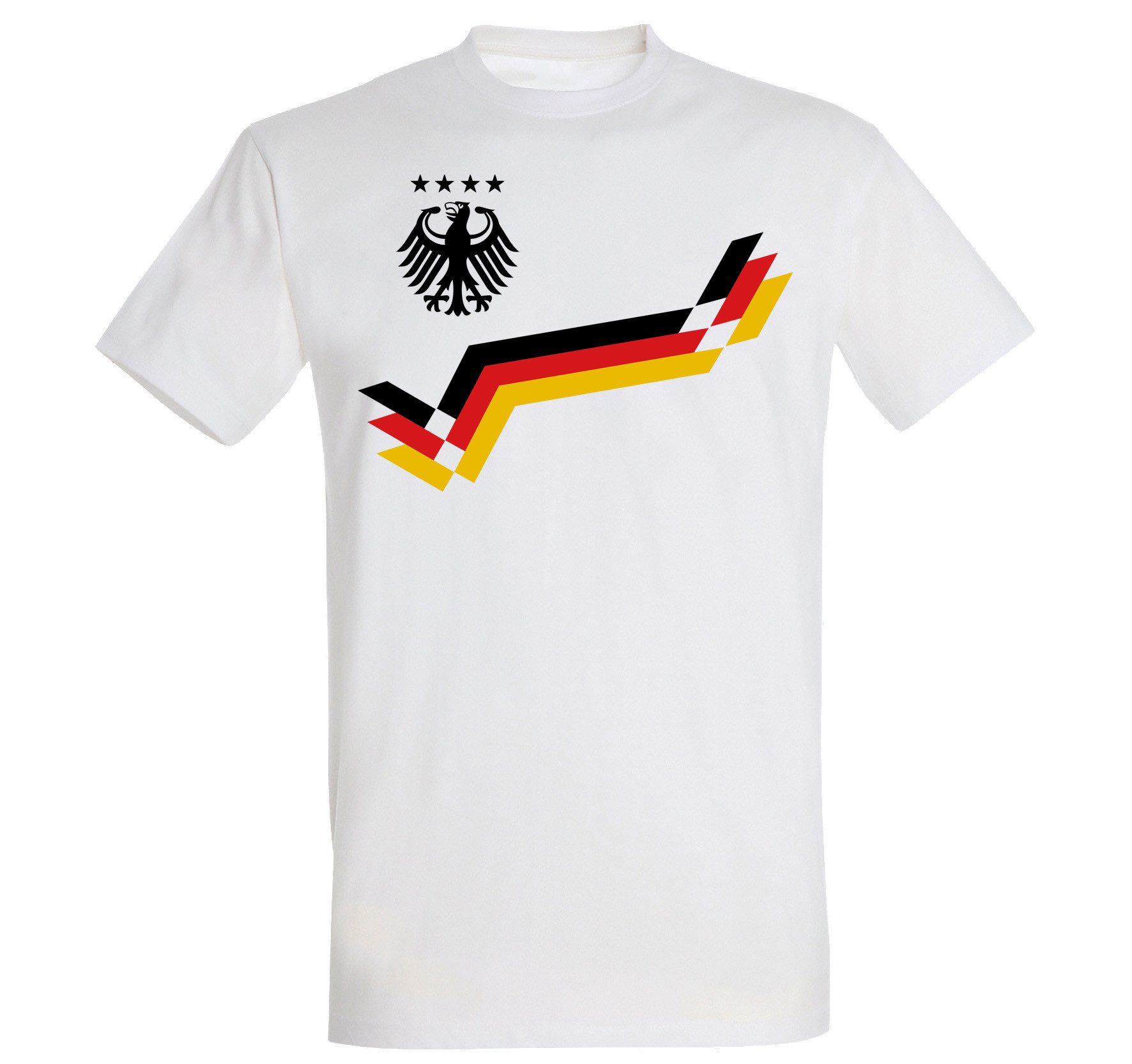 Youth Designz T-Shirt Deutschland Shirt Retro Fußball Trikot WM 2026 mit modischem Frontprint