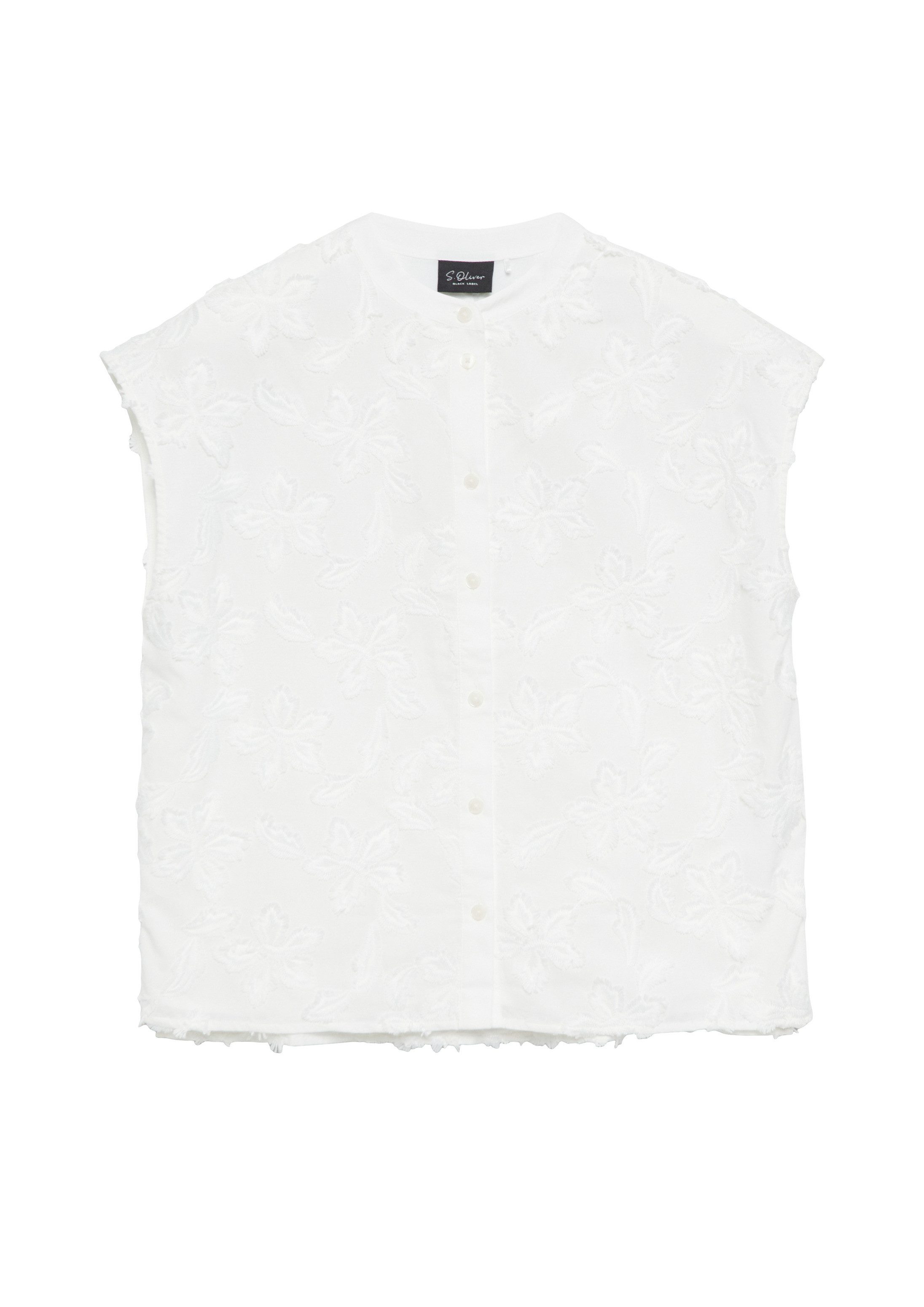 s.Oliver Kurzarmbluse Bluse Bluse
