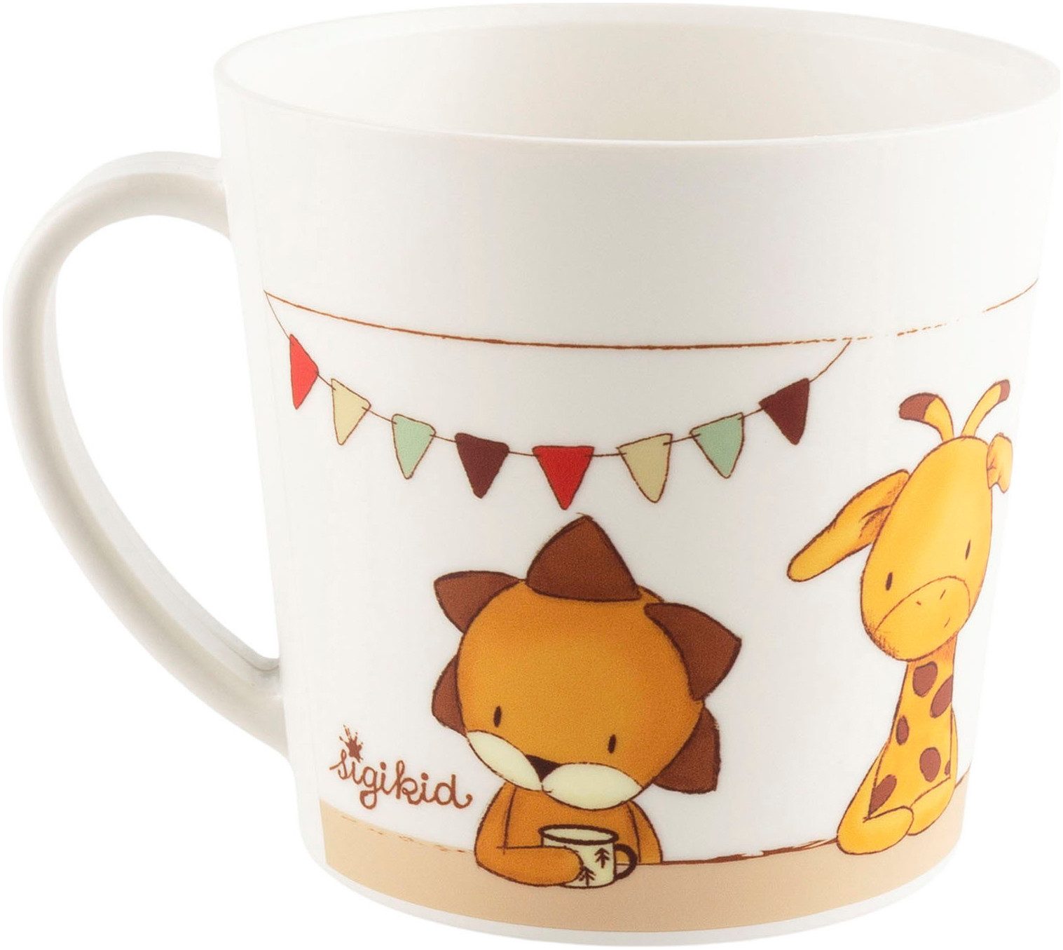 Sigikid Tasse MisterO'Lui, Kuschelfreunde, Kunststoff