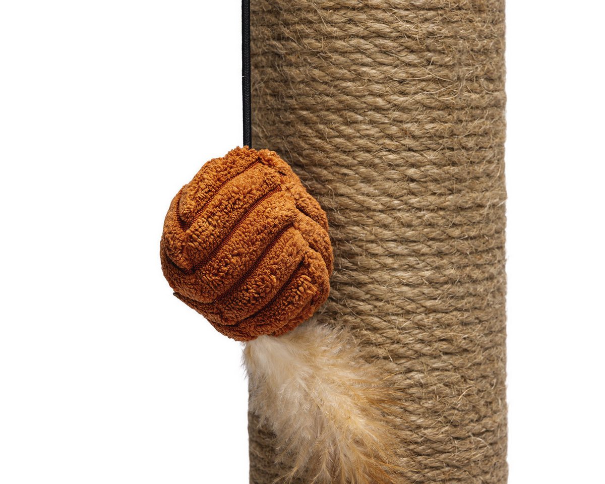 Thumbnail - Designed By Lotte Kratzsäule Kratzsäule Ribbed terrakotta
