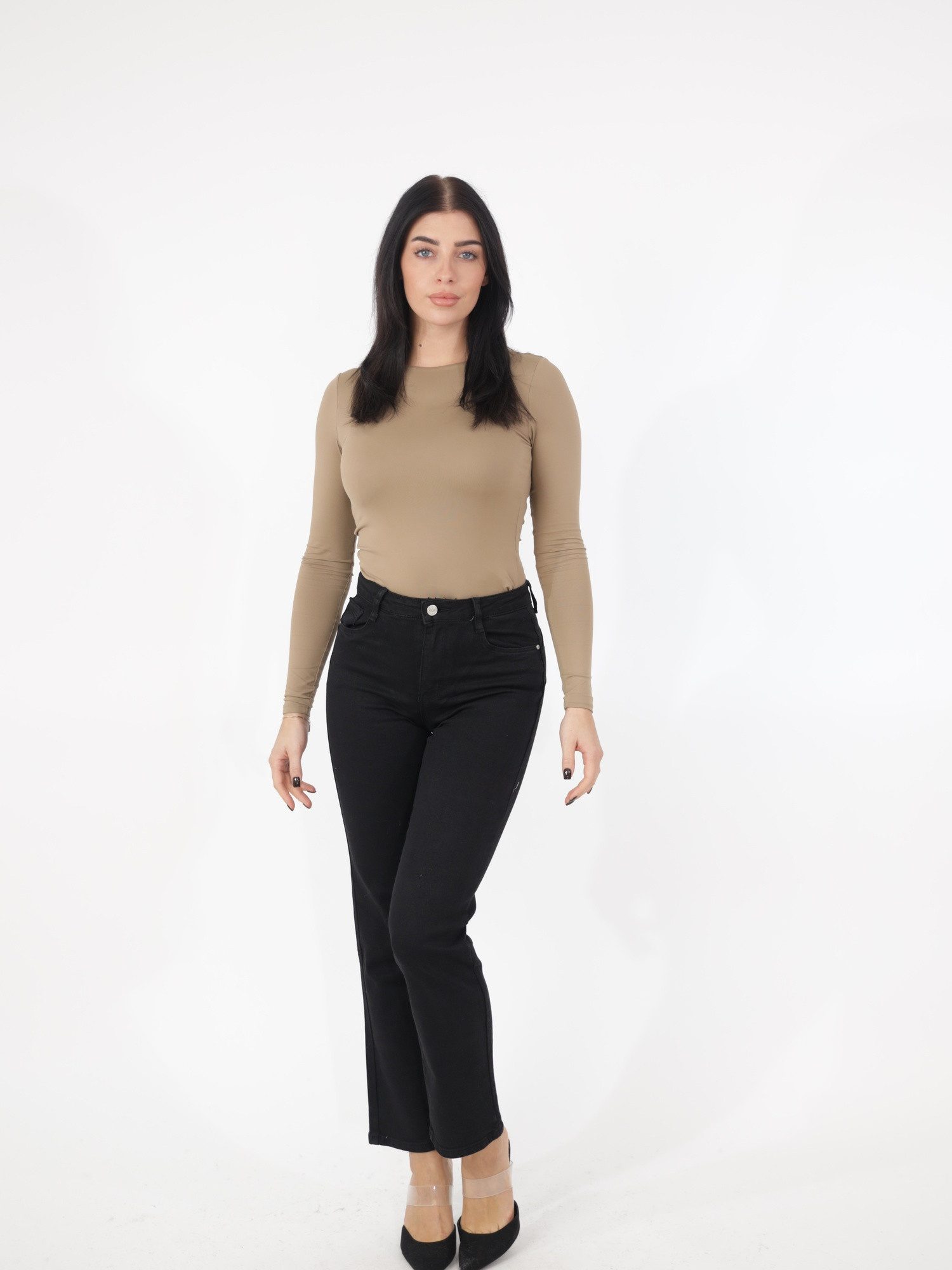 Elara Straight-Jeans Straight-Hose