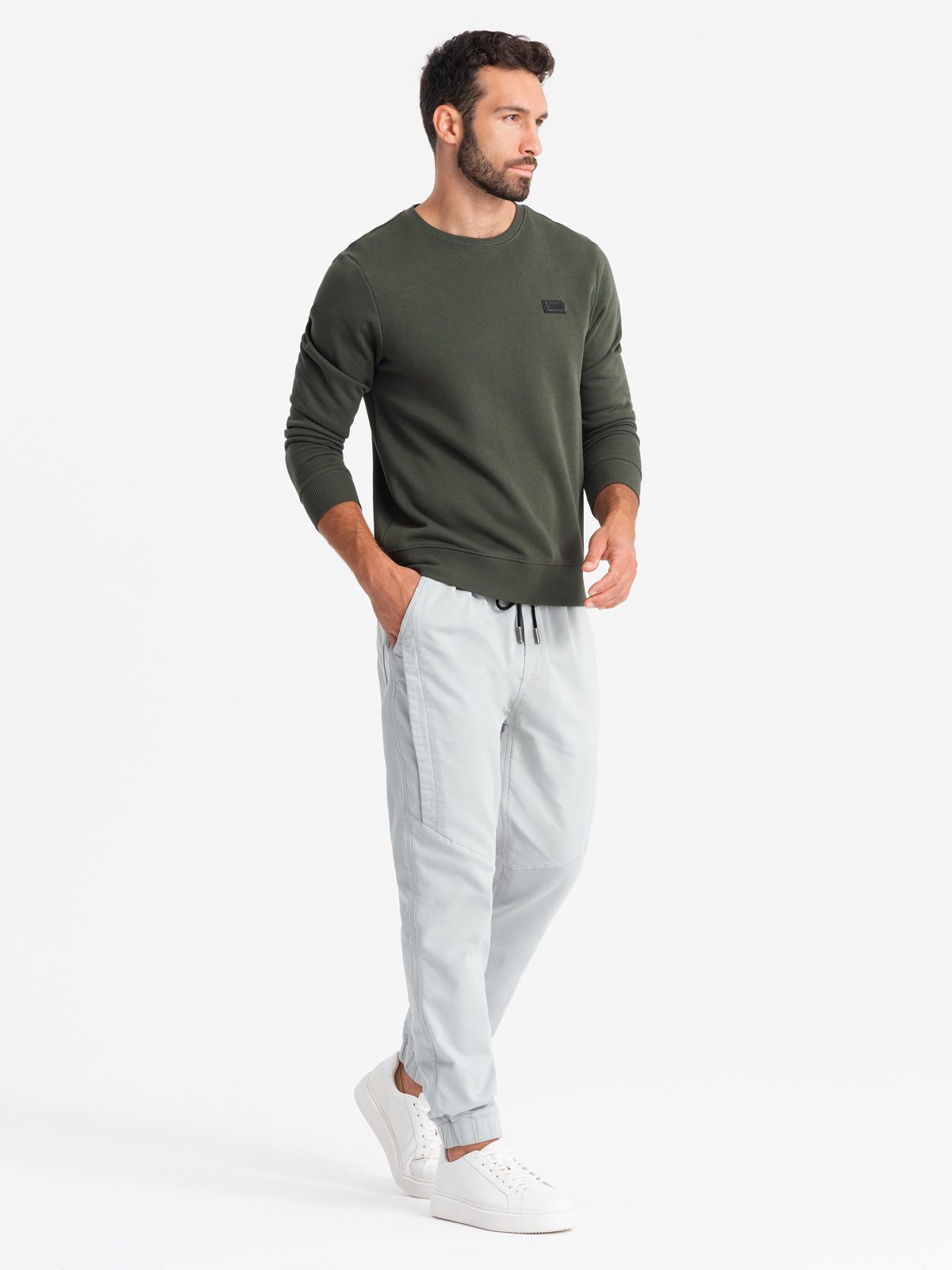 OMBRE Jogger Pants Herrenstrick-Jogginghose