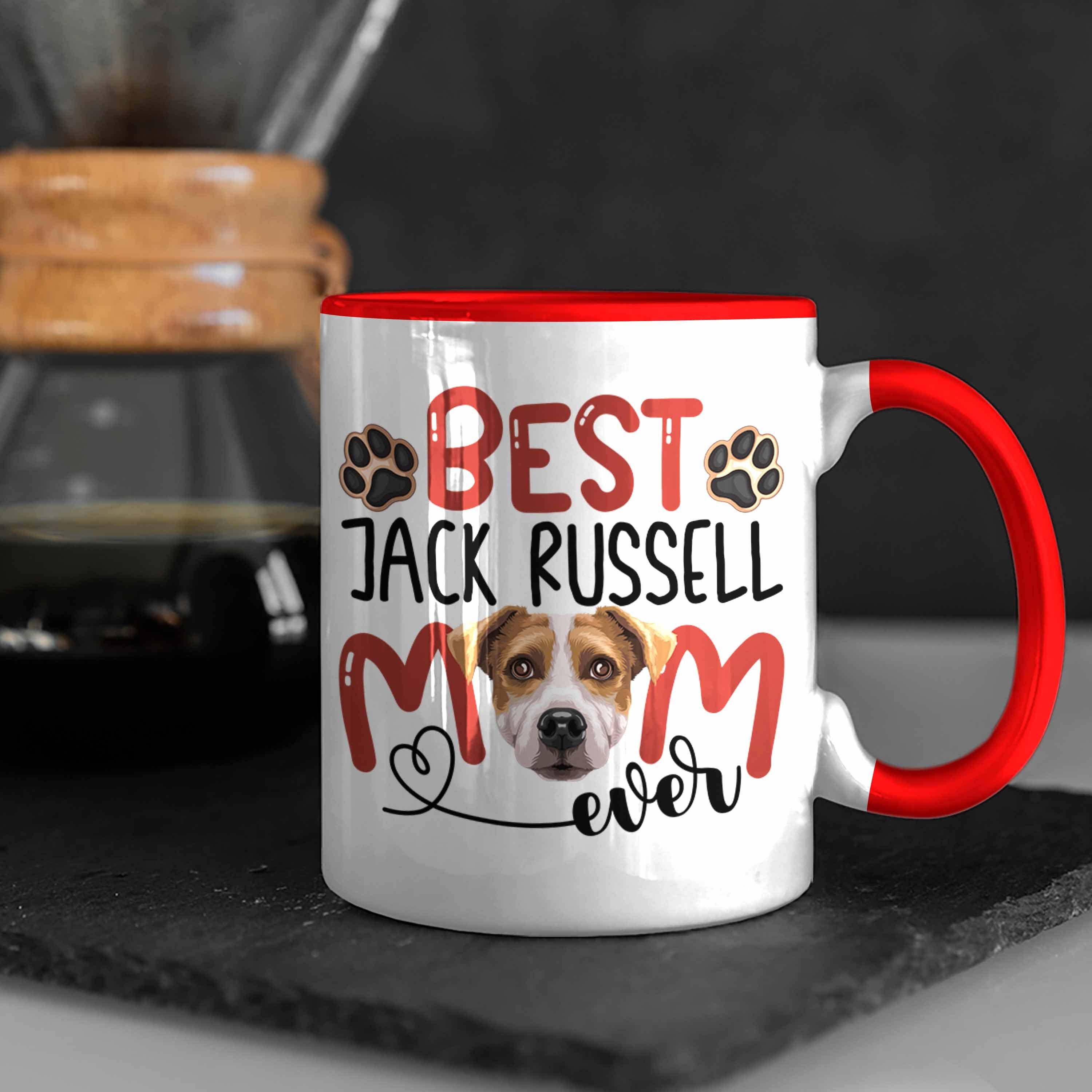 Trendation Tasse Mom Spruch Jack Rot Tasse Besitzerin Geschenkide Russell Geschenk Lustiger