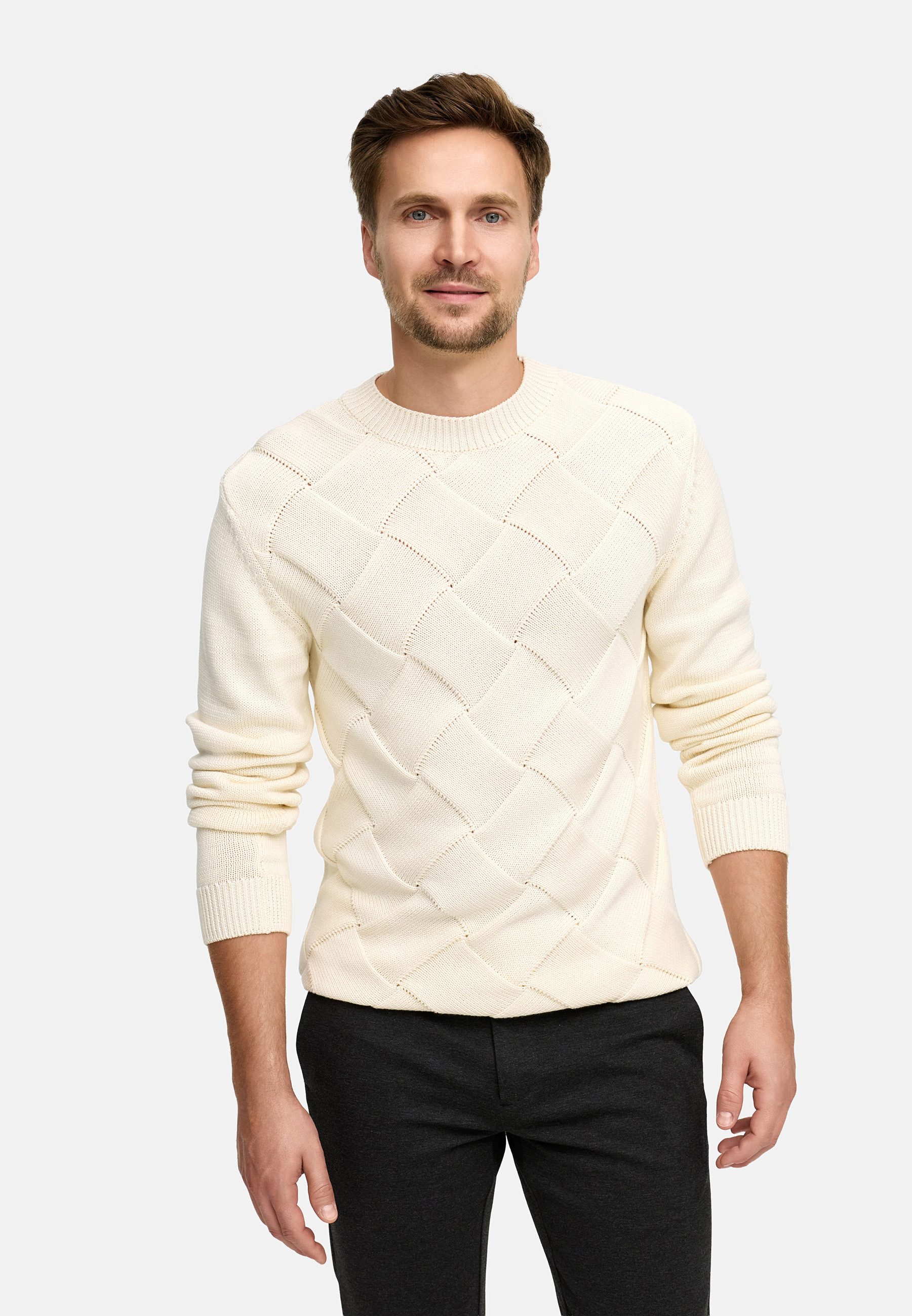 Jeff Strickpullover Herren JFJulez crew Pullover Herrenpullover Moderner Strickpullover mit Rundhalsausschnitt
