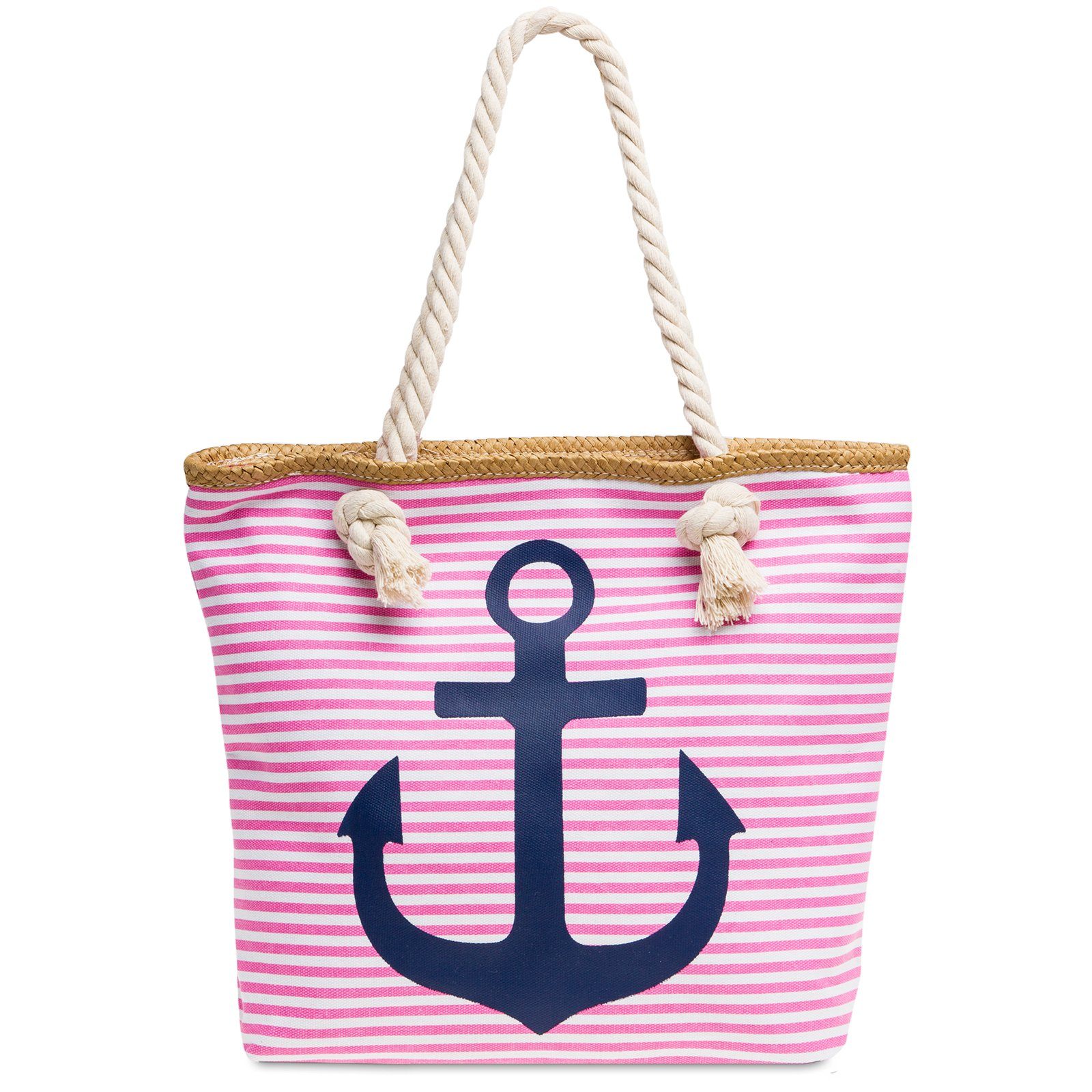 Caspar Strandtasche TS1040 Damen Shopper mit günstig online kaufen