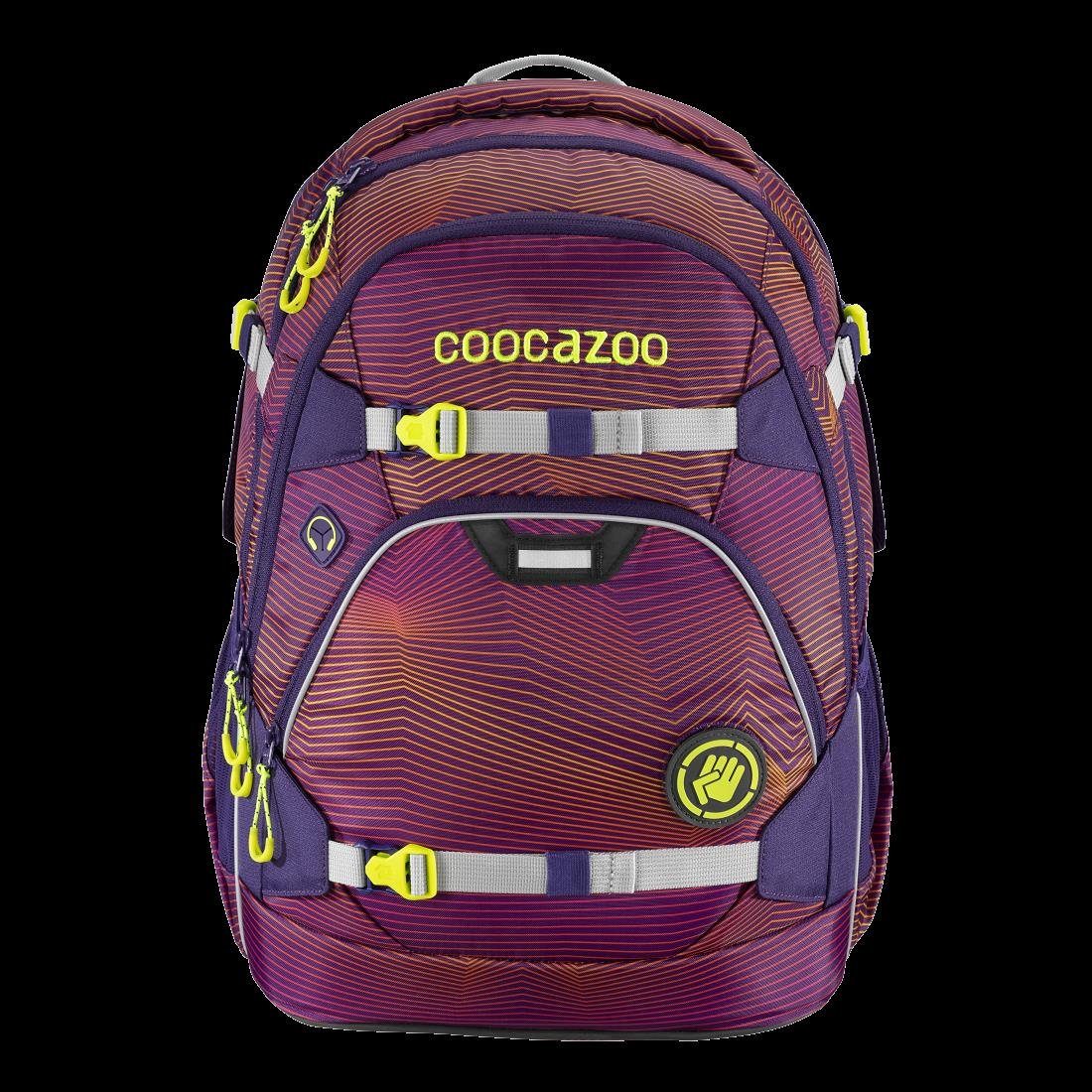 Schulrucksack Coocazoo Rucksack "ScaleRale", Soniclights Purple