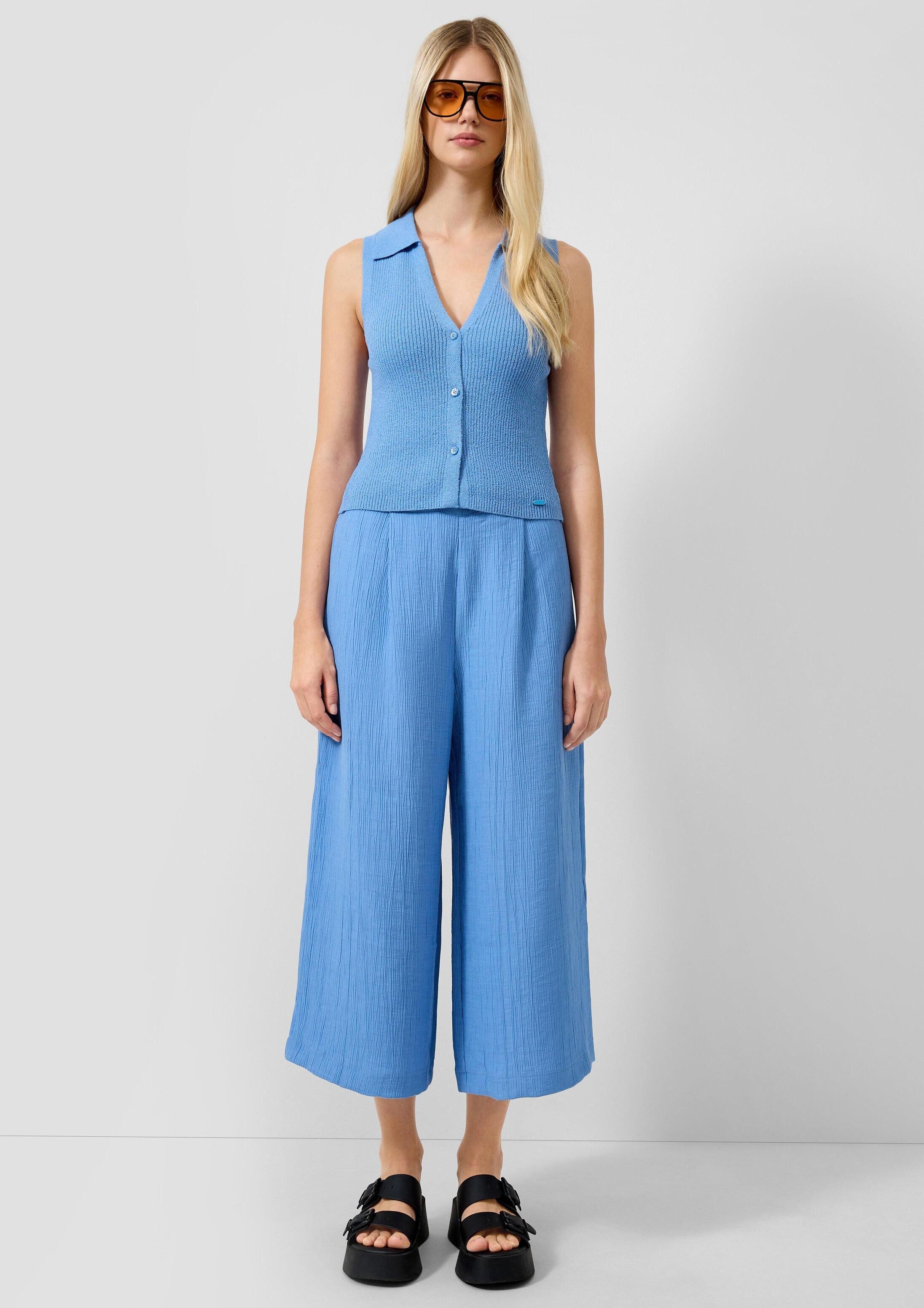 QS Culotte Hose Strukturierte Culotte