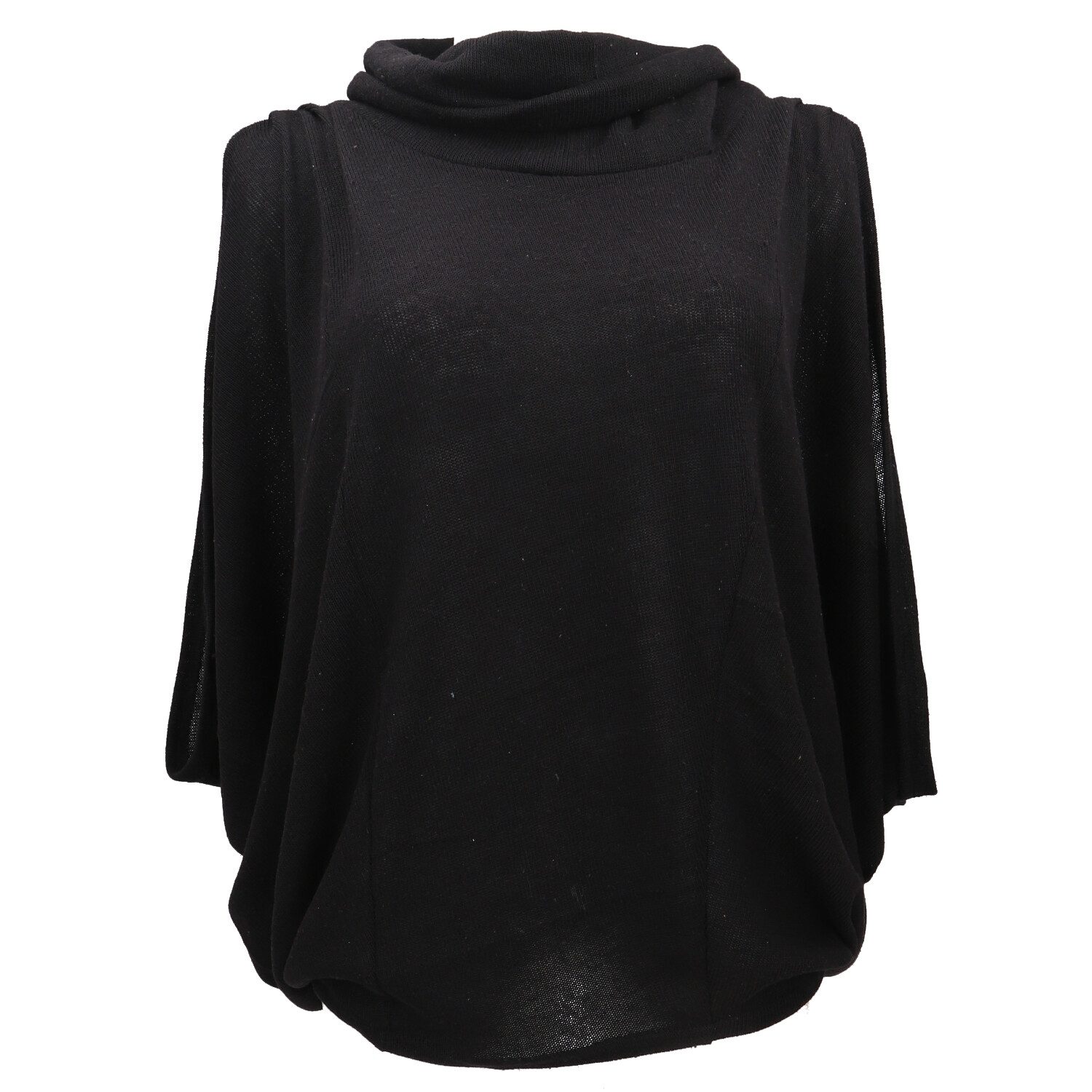 Guru-Shop Longsleeve Oversize Shirt, Rollkragen Strickshirt,.. günstig online kaufen