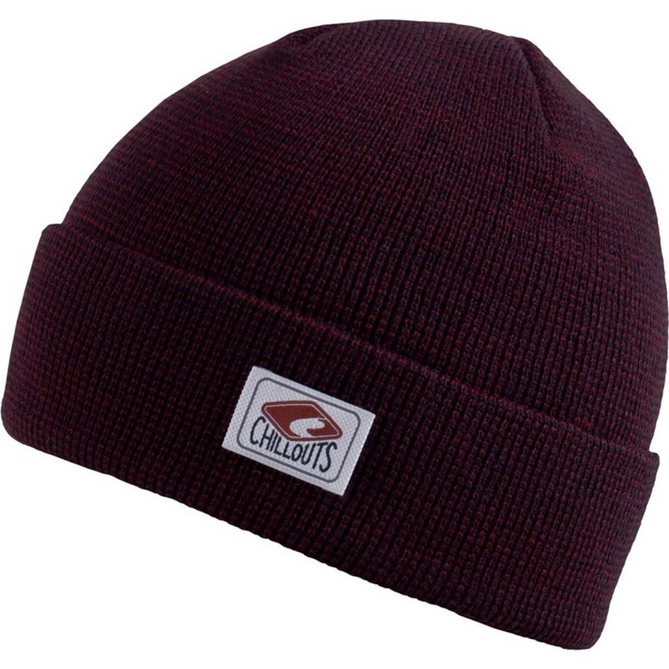 chillouts Beanie Chillouts Mütze JULIAN KID Hat bordeaux/black(JUK0