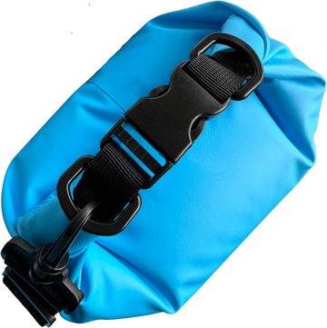 EXPLORER Aufbewahrungstasche Packsack Rollsack 10 L / 20 L wasserdicht, mit Schultergurt (Packung), Rolltop Tasche für Sup Camping Kajak Wandern Angeln Bootfahren Rafting