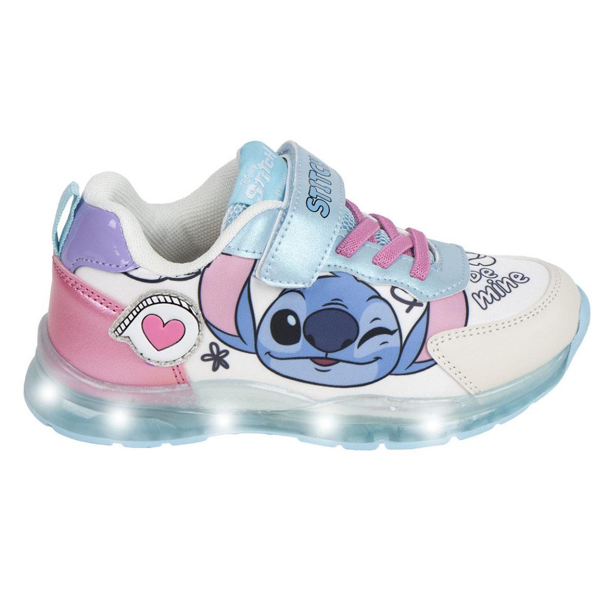 Disney Stitch Sportschuhe Mädchen Sneaker mit Lichteffekt Sneaker