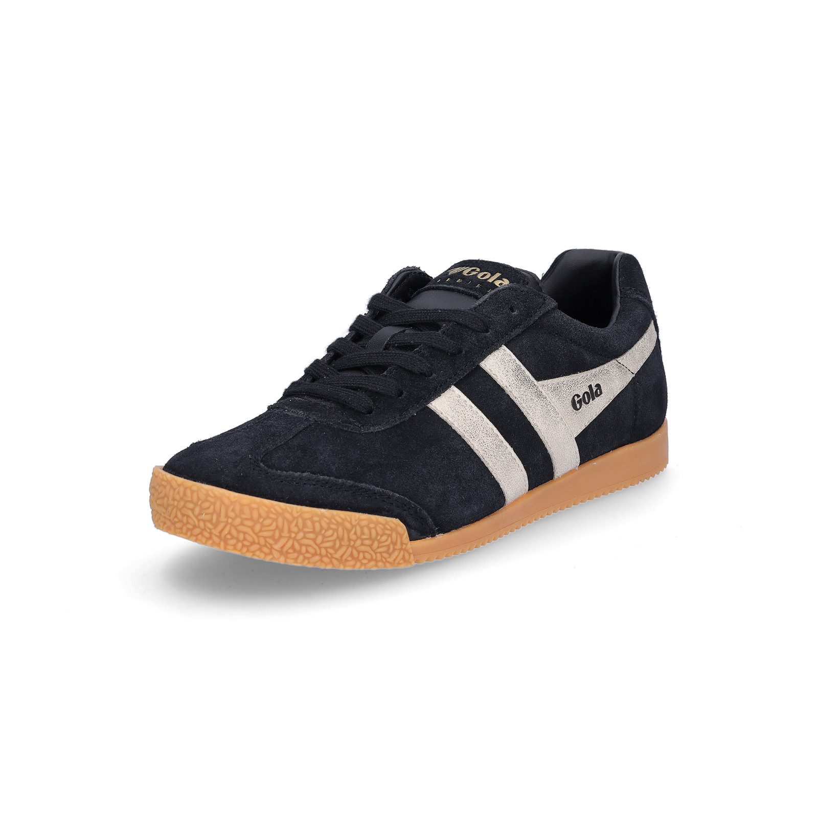 Gola Gola Damen Sneaker Harrier Mirror schwarz gold Sneaker günstig online kaufen