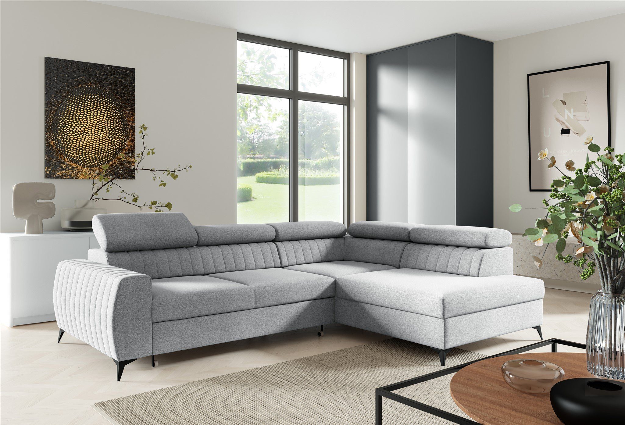 Fun Möbel Ecksofa Ecksofa Sofa TORONTO günstig online kaufen