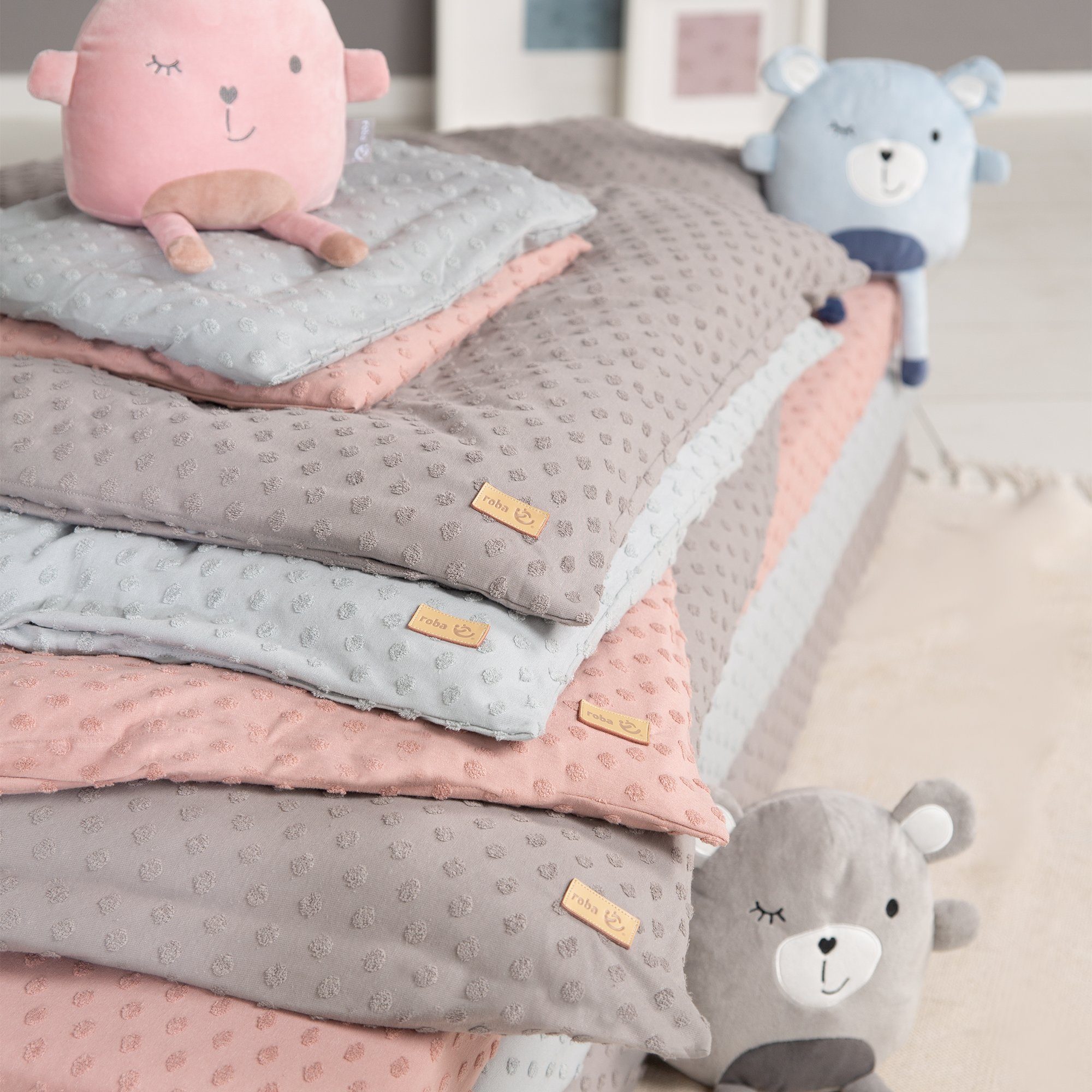 roba® Kinderbettwäsche Lil Planet - BIO BAUMWOLLE - versch. Farben - weicher Stoff, aus Jersey, 2 teilig, 100 x135 cm, Bettwäsche Kinderbett & Babybett - Jungen – Bild 4 von 5