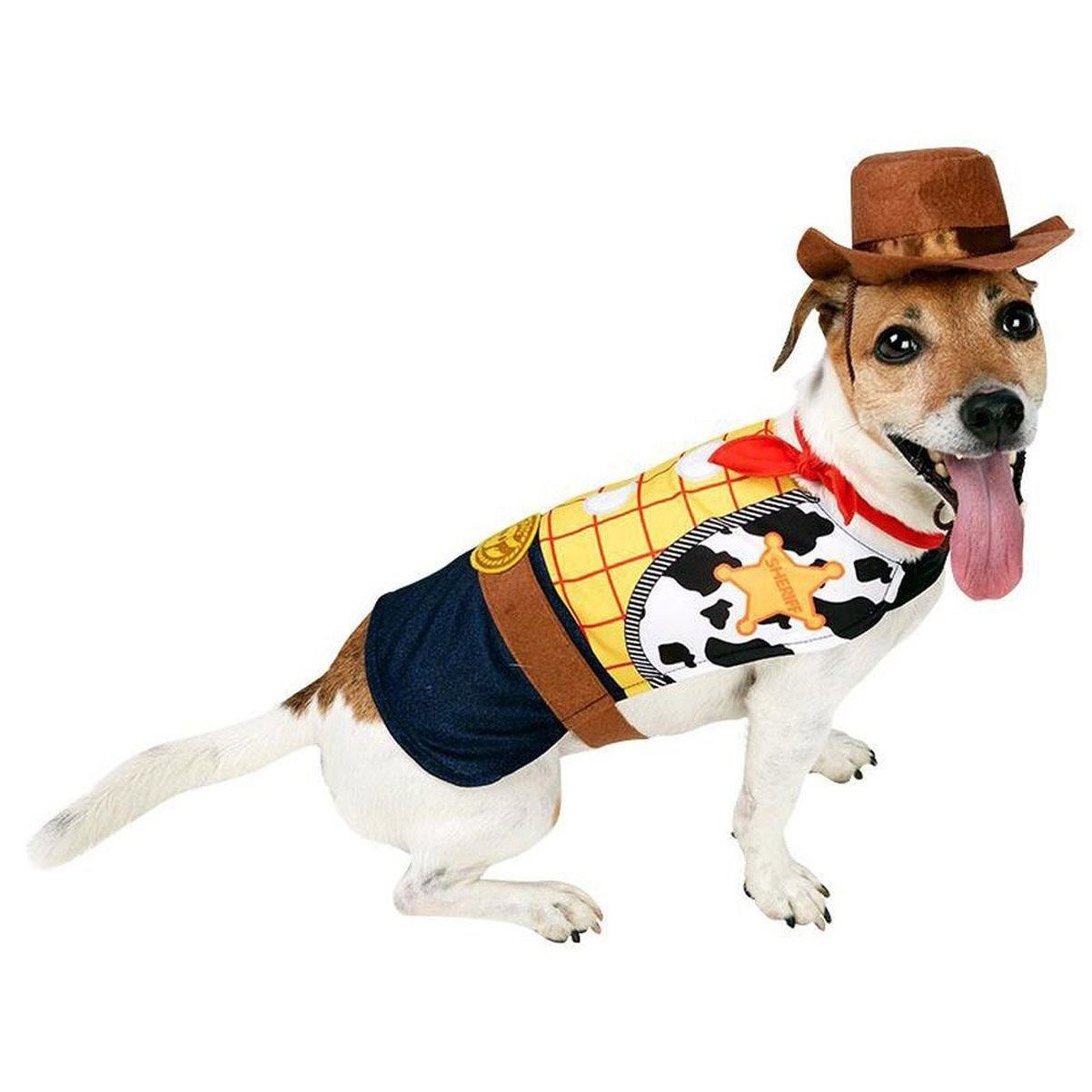 Rubie´s Hundekostüm Toy Story – Woody Hundekostüm, Ideal für Fans des Toy Story-Cowboys - und deren Besitzern