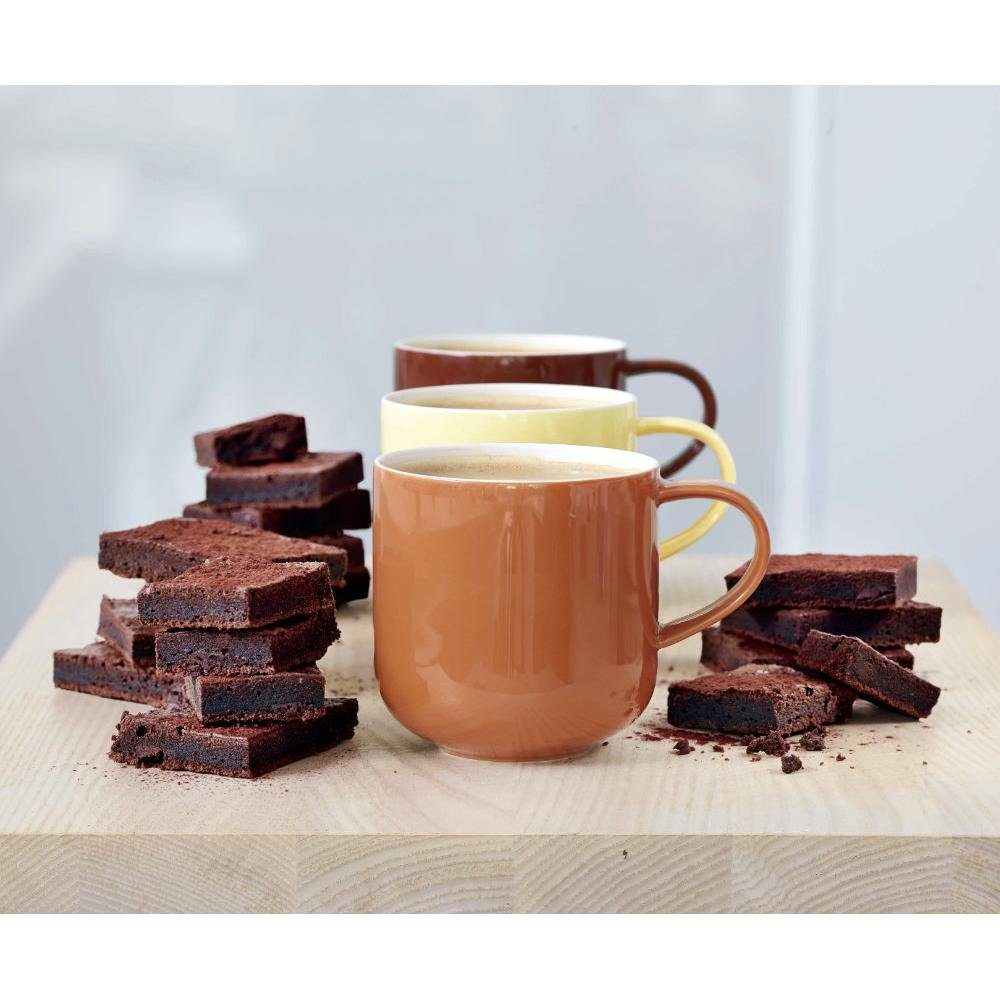 ASA SELECTION Tasse Asa Henkelbecher Coppa Bicolor Mustard – Bild 4 von 5