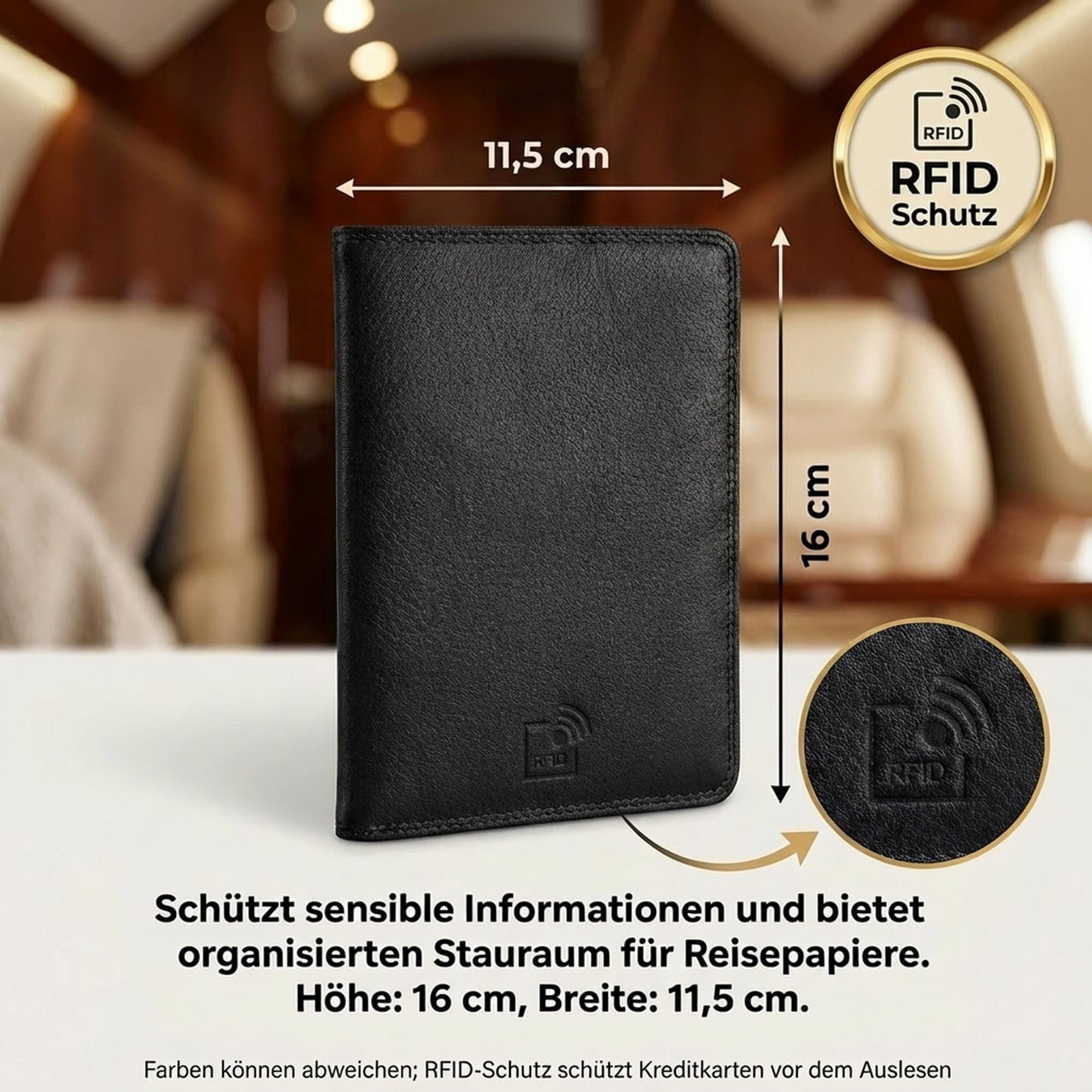 Josephine Osthoff Brieftasche SOS Ausweisetui schwarz