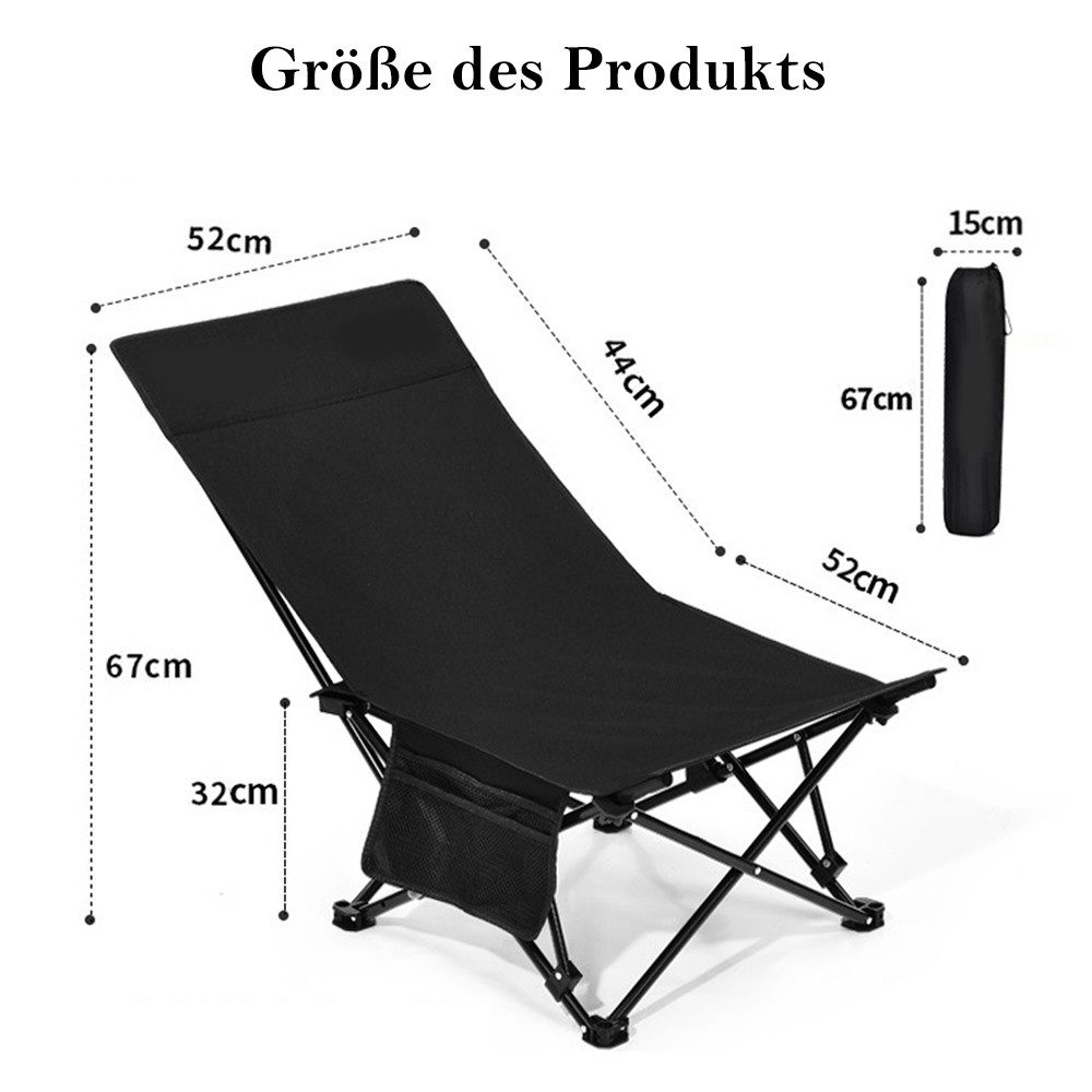 NUODWELL Campingstuhl 2er Set Campingstuhl klappbarer, günstig online kaufen