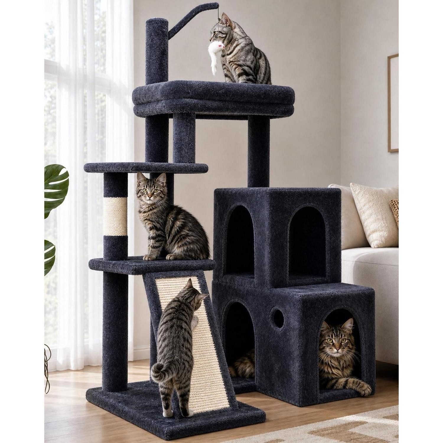 LuxusKollektion Kratzbaum Kratzbaum Katzenhaus Senior XL