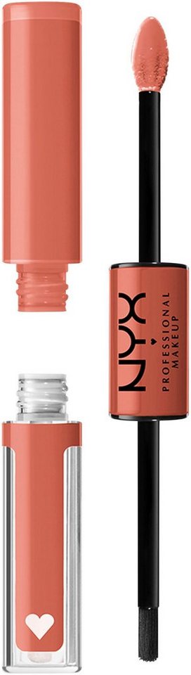 NYX Lippenstift Professional Makeup Shine Loud High Pigment Lip Shine, präziser  Auftrag mit geformtem Applikator, Färbt nicht ab, klebt und verläuft nicht