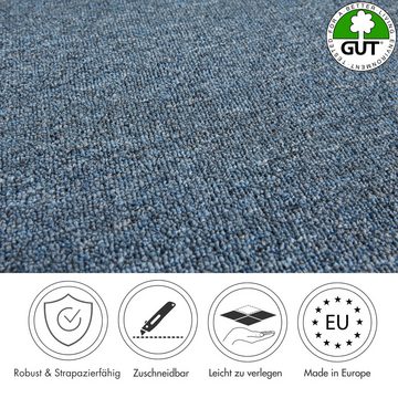 Teppichboden Feinschlinge Barbara, Andiamo, rechteckig, Höhe: 4,5 mm, meliert, Breite 200 oder 400 cm, strapazierfähig, pflegeleicht