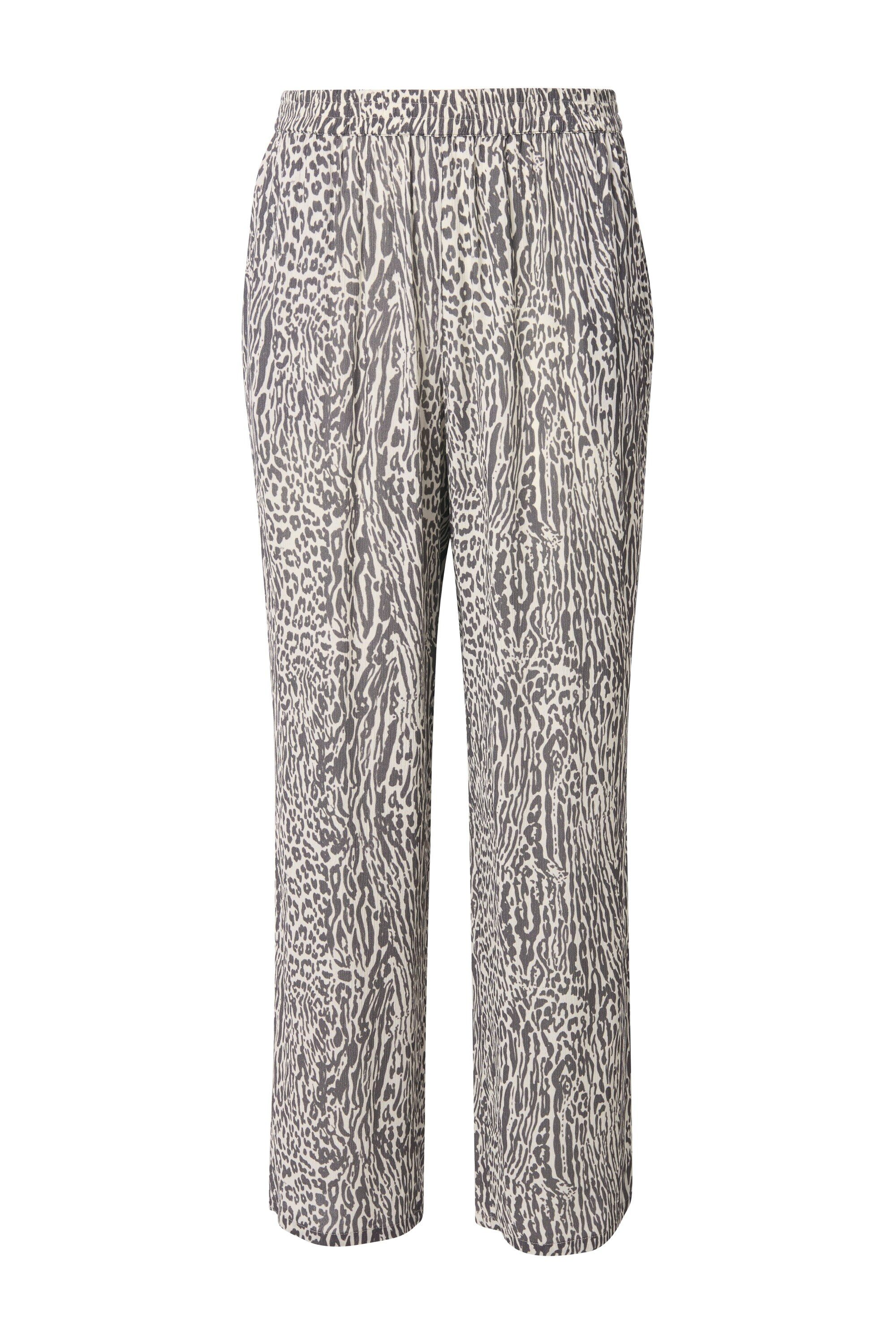 Ulla Popken Schlupfhose Hose Rose Animaldruck günstig online kaufen