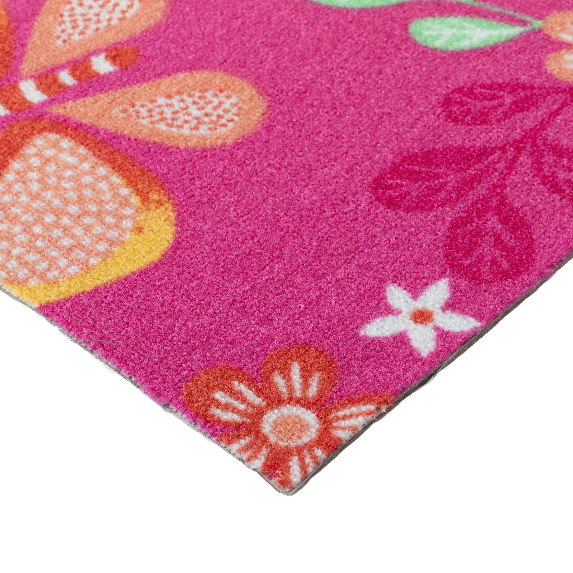 Steffensmeier Teppichboden Sophia, Rechteckig, Schmetterlinge, Kinderzimmer günstig online kaufen