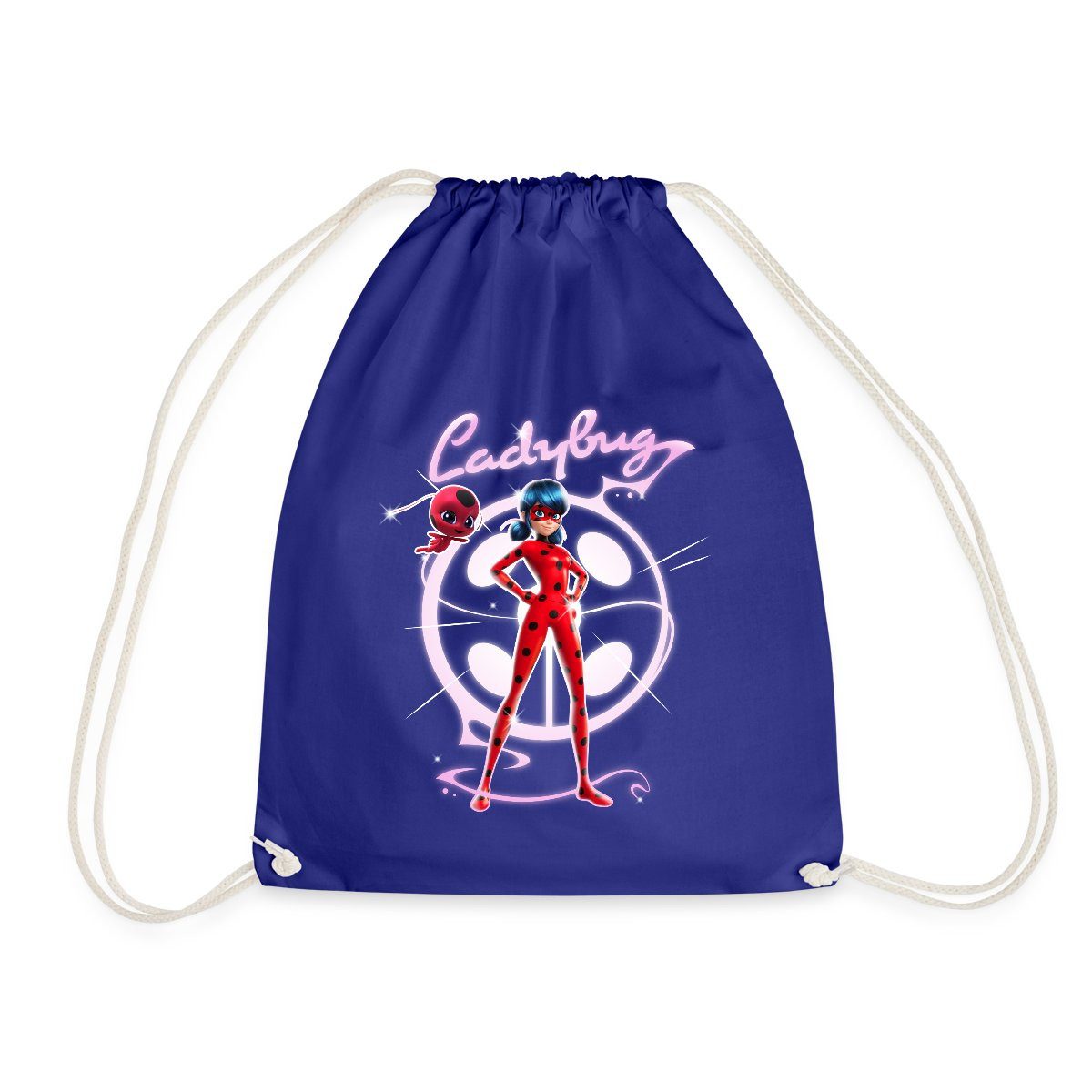 Spreadshirt Turnbeutel Miraculous Ladybug Mit Tikki Turnbeutel (1-tlg)