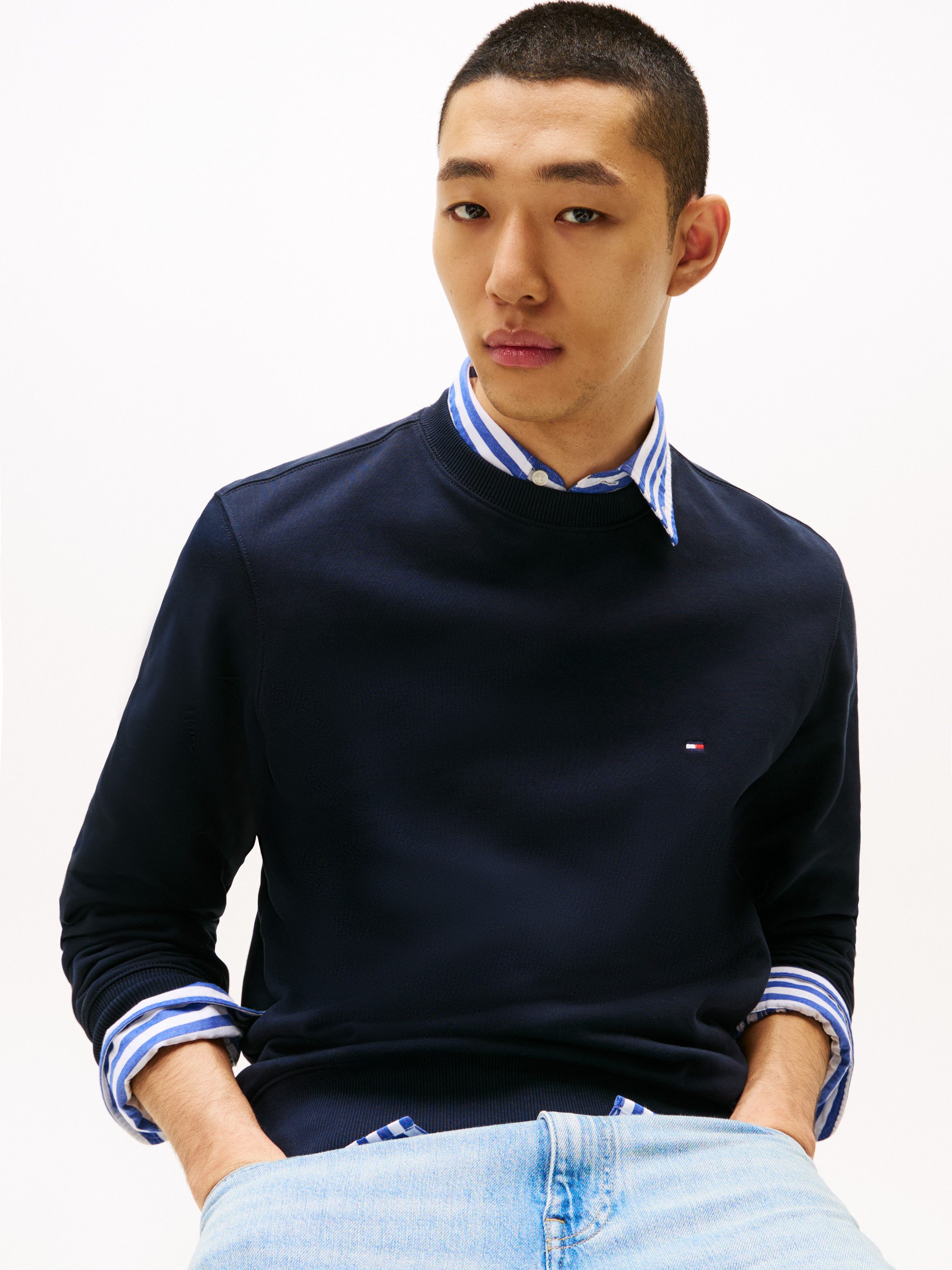 Tommy Hilfiger Sweatshirt ESSENTIAL TERRY CREWNECK günstig online kaufen