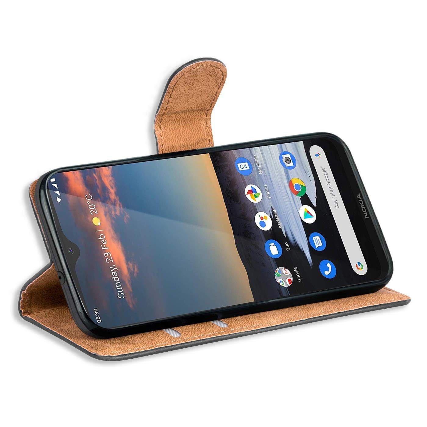 CoolGadget Handyhülle Book Case Handy Tasche für Nokia 5.3 6,55 Zoll, Hülle Klapphülle Flip Cover Etui Schutzhülle stoßfest