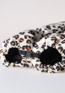 WeeDo Fäustlinge CHEETADO Leopard lange Manschetten, nachhaltig produziert, passend zu WeeDo Schneeanzug