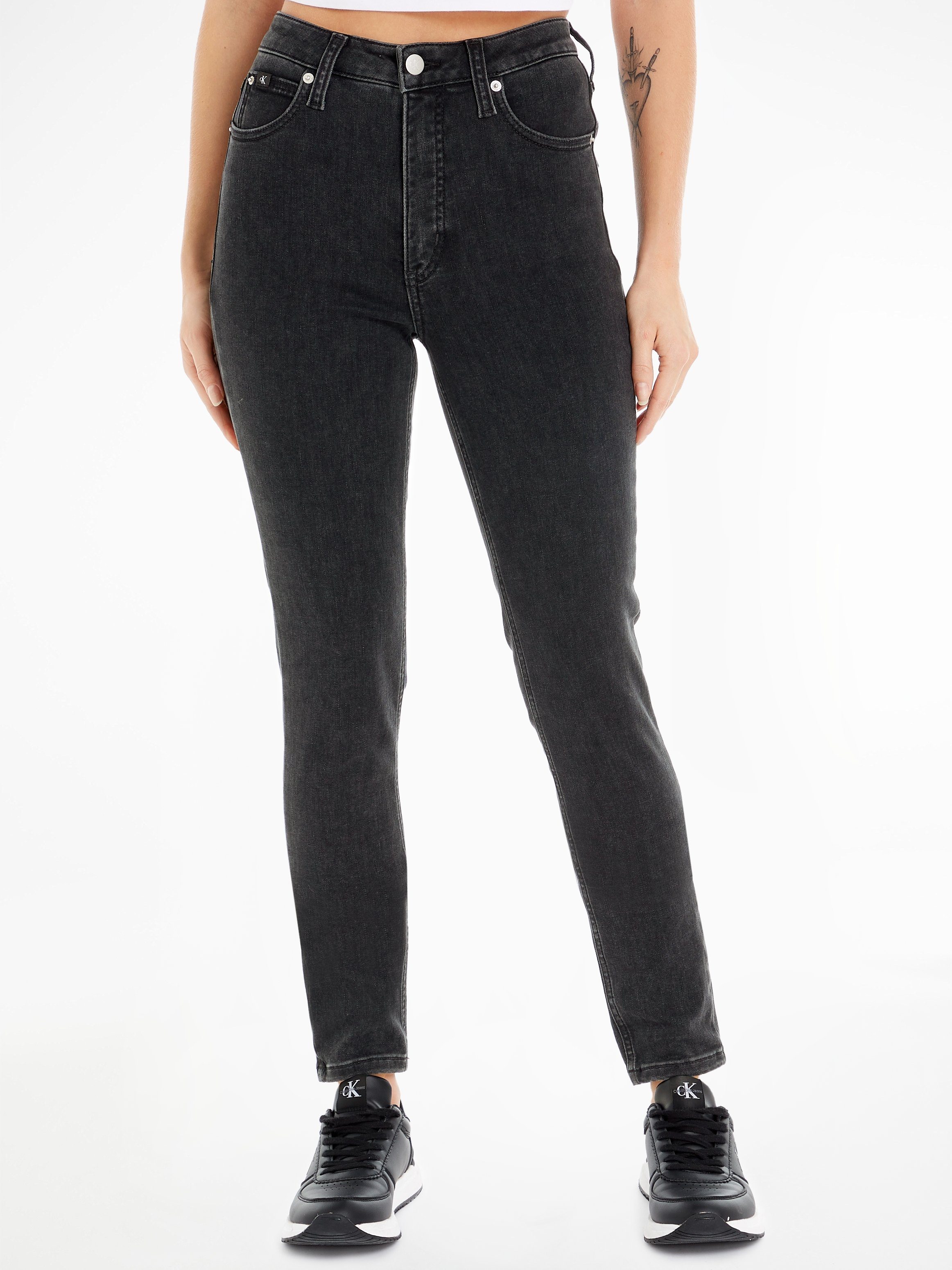 Calvin Klein Jeans Skinny-fit-Jeans "HIGH RISE SKINNY", stone washed günstig online kaufen