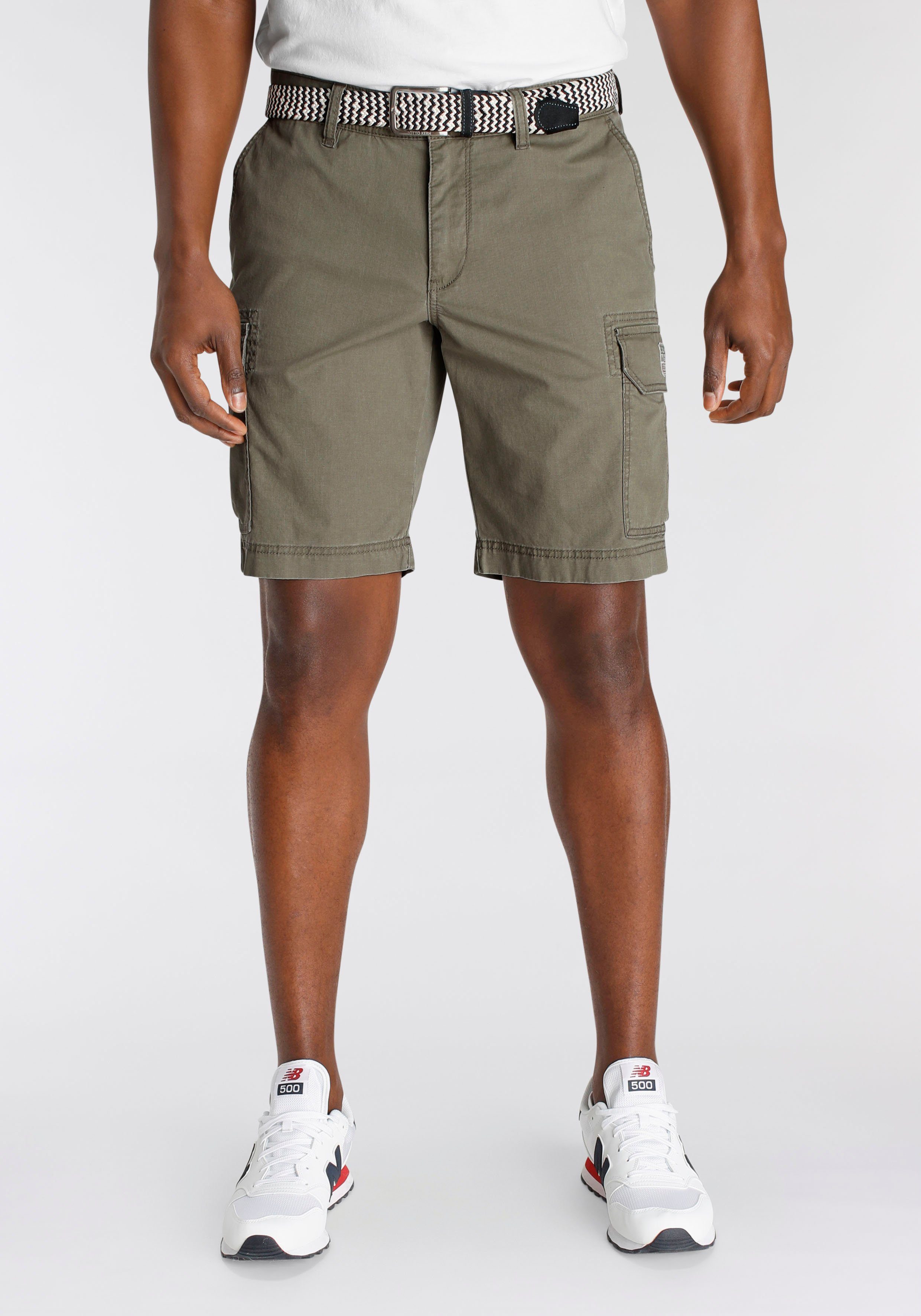 NEUE MARKE! - Cargoshorts DELMAO khaki mit Details