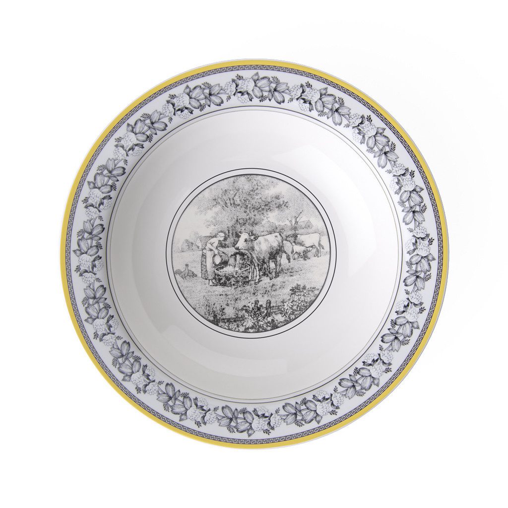 Villeroy & Boch Salatschüssel Audun Ferme Salatschale, Porzellan, (1-tlg)