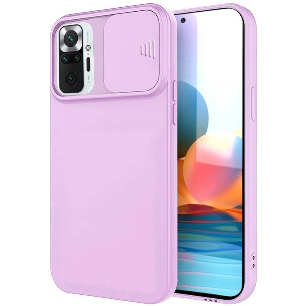 cofi1453 Handyhülle CamShield Silikoncover Kameraschutz Kompatibel mit Xiaomi Mi 11 Lite, Cover Schutzhülle