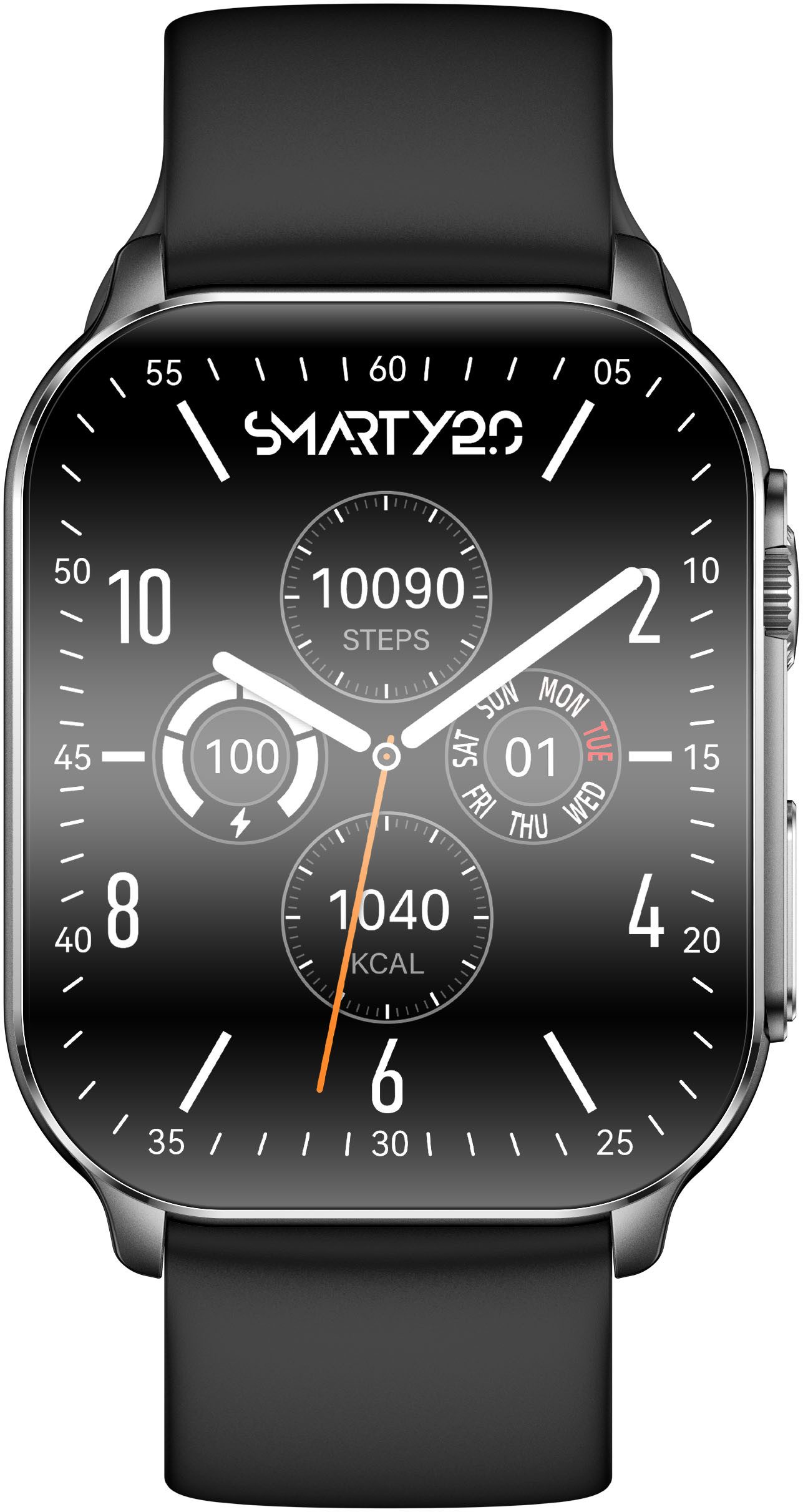 SMARTY 2.0 Smartwatch Set, 2-tlg., mit Wechselband, Armbanduhr, Damenuhr, Herrenuhr, Android5.0+, Apple iOS 9.0+