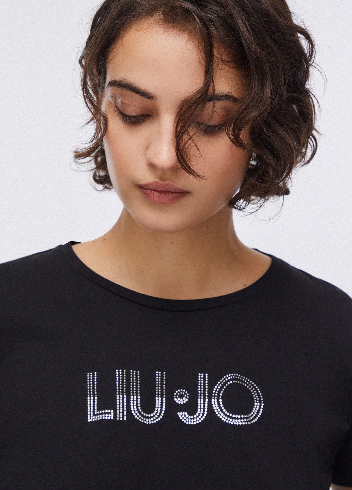 Liu Jo Kurzarmshirt T-Shirt Damen - schwarzes Shirt - Damen T Shirt - Shirt günstig online kaufen