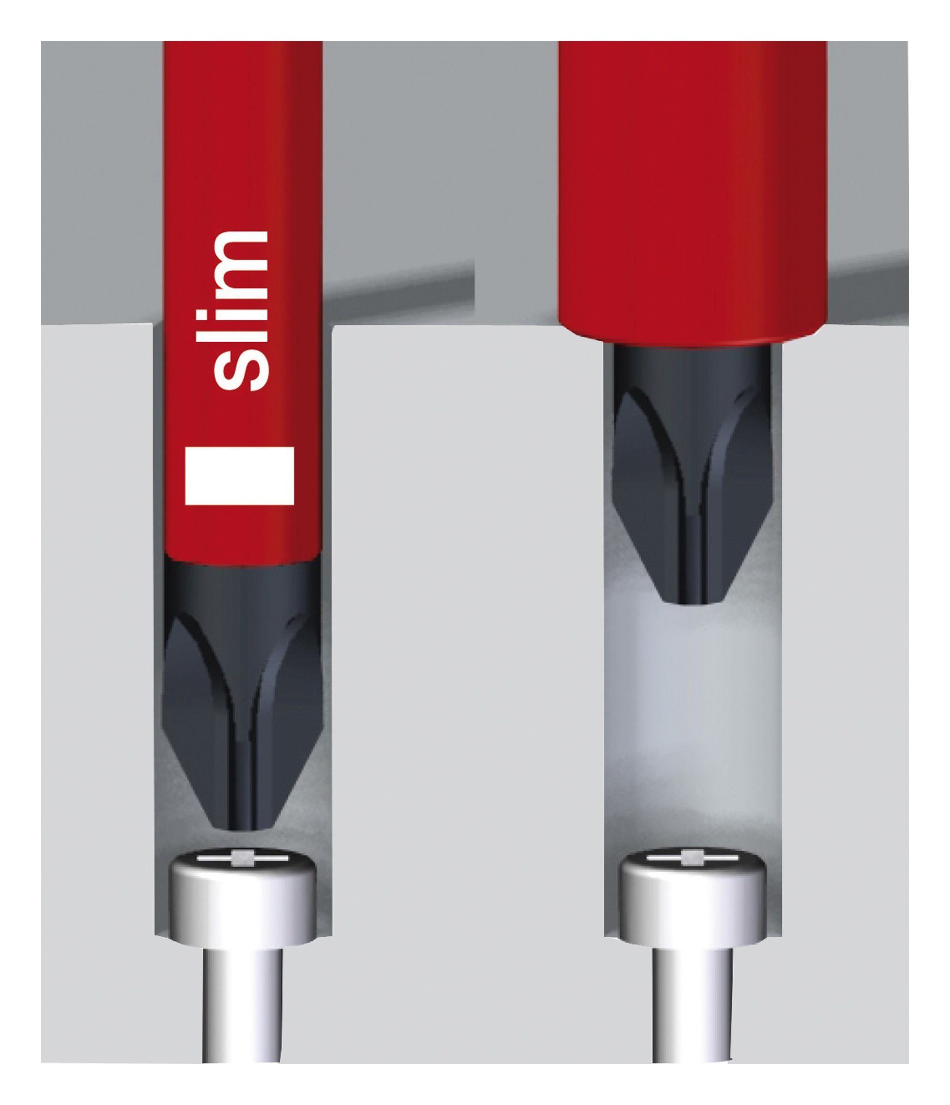 Wiha Schraubendreher, SlimFix VDE x 100 mm
